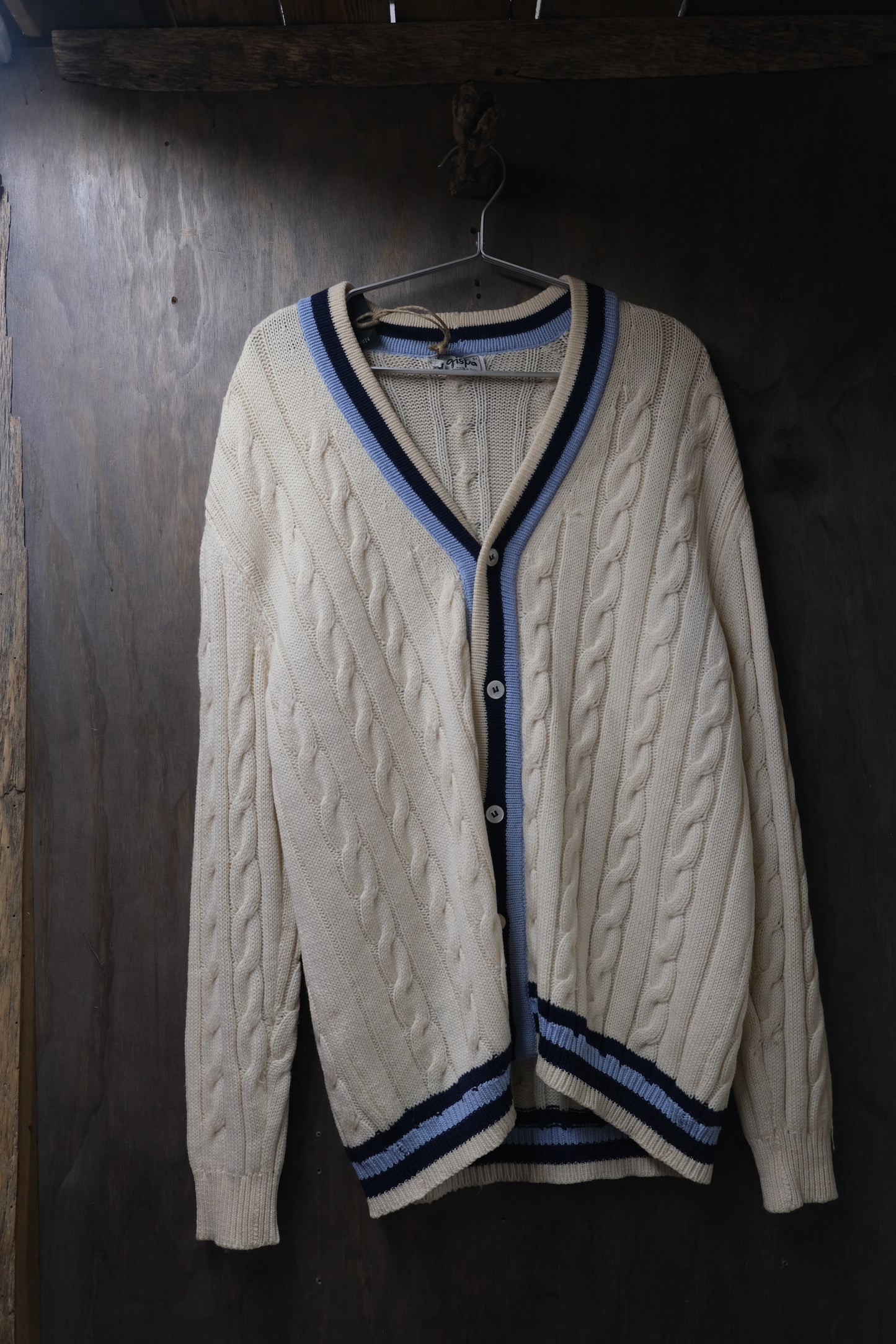 Vintage 1960s Wool Cardigan L