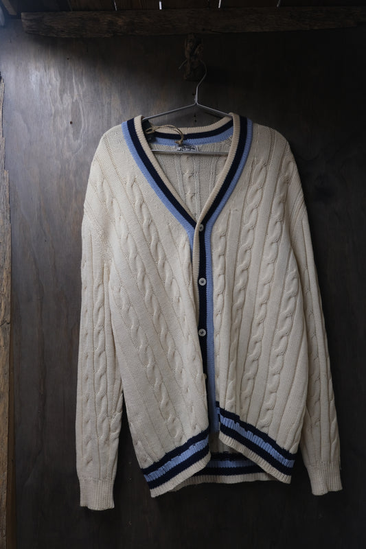 Vintage 1960s Wool Cardigan L