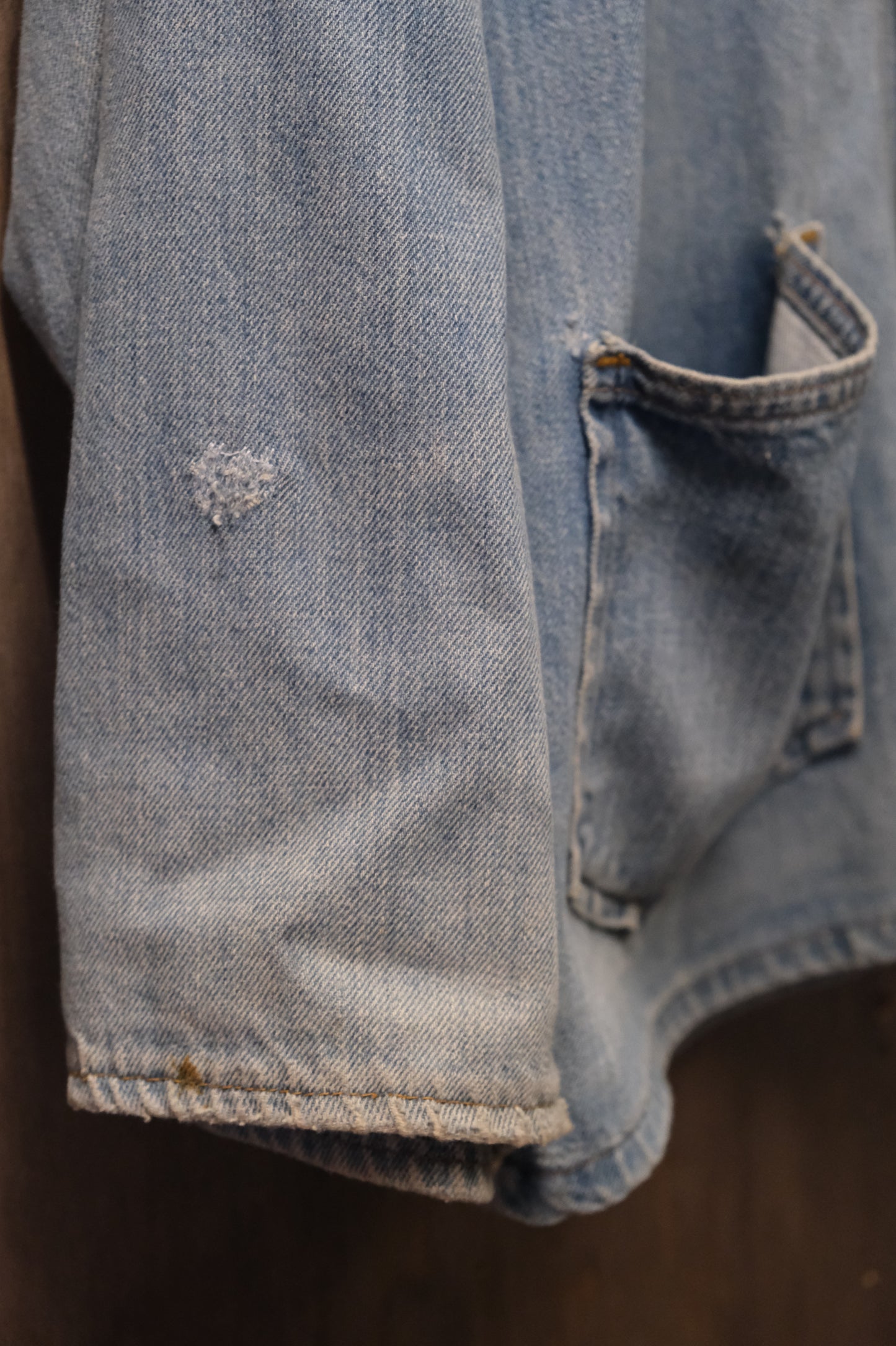Rare USN 30s denim chore jacket L