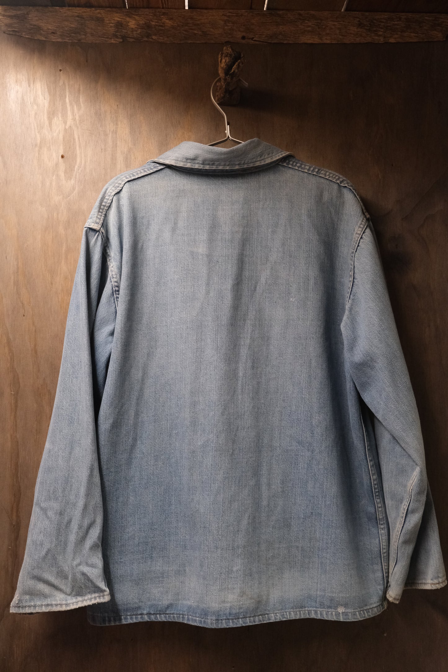 Rare USN 30s denim chore jacket L