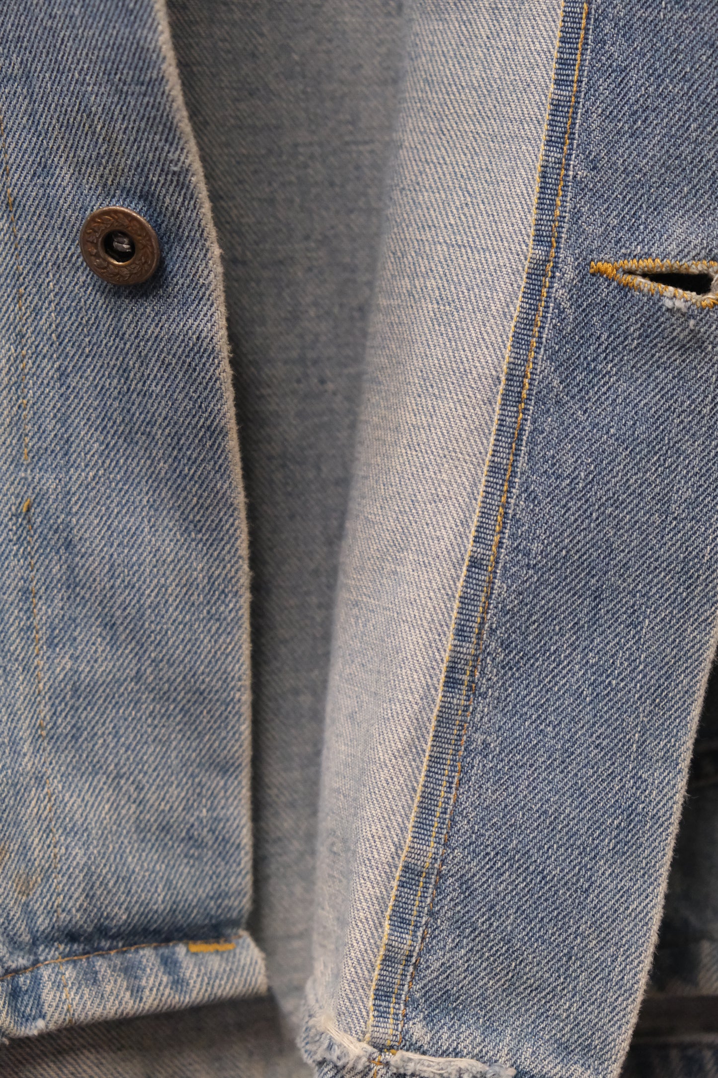 Rare USN 30s denim chore jacket L