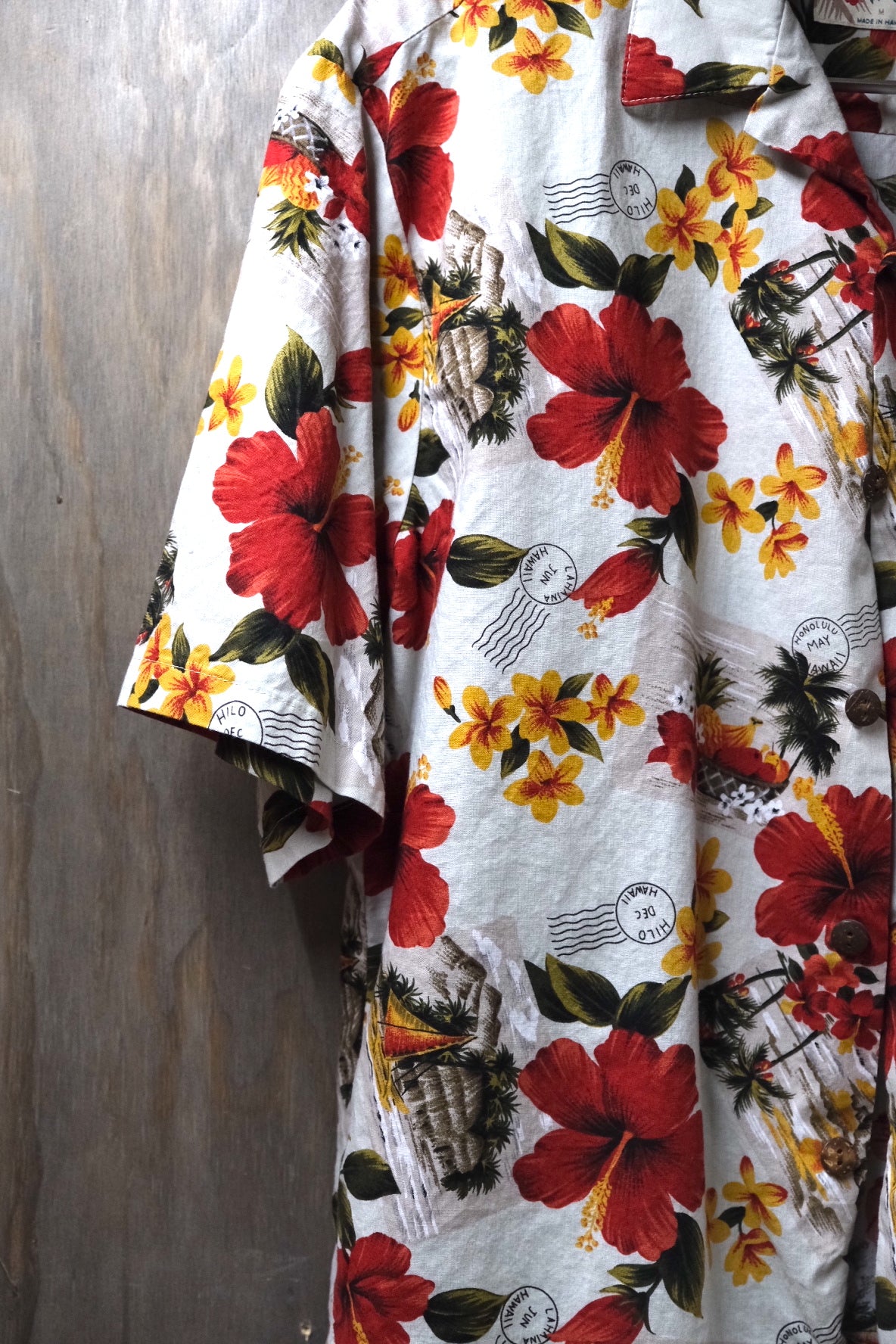 Original 80s Hawaiian shirt L
