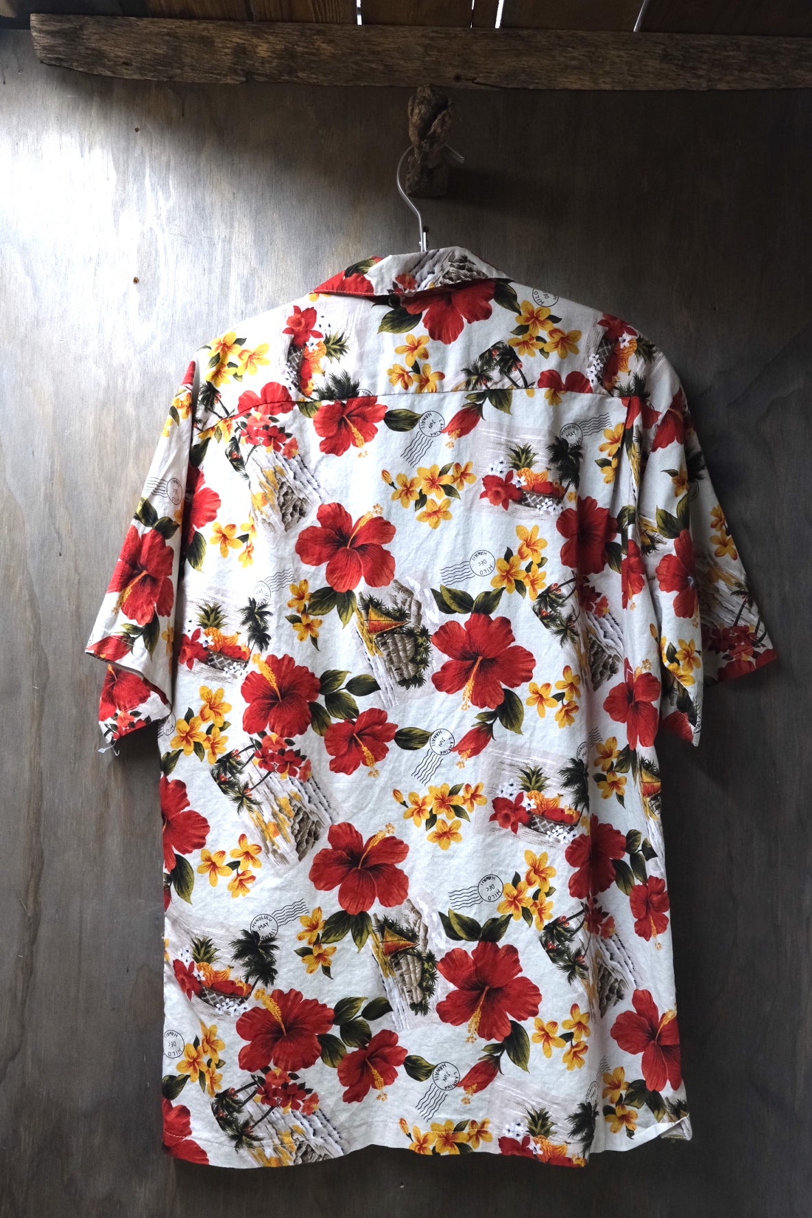 Original 80s Hawaiian shirt L