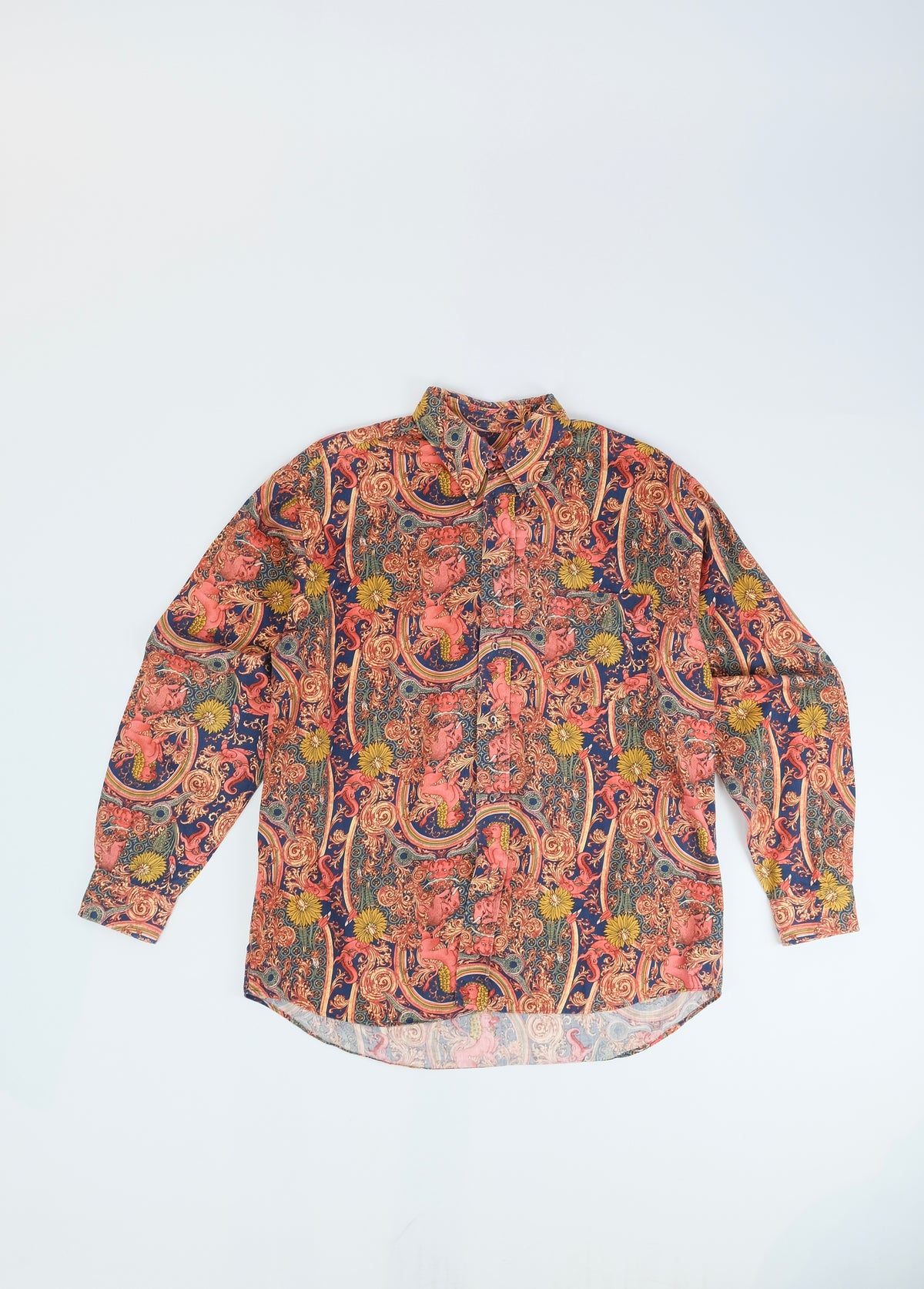 90s Hugo Boss printed shirt L