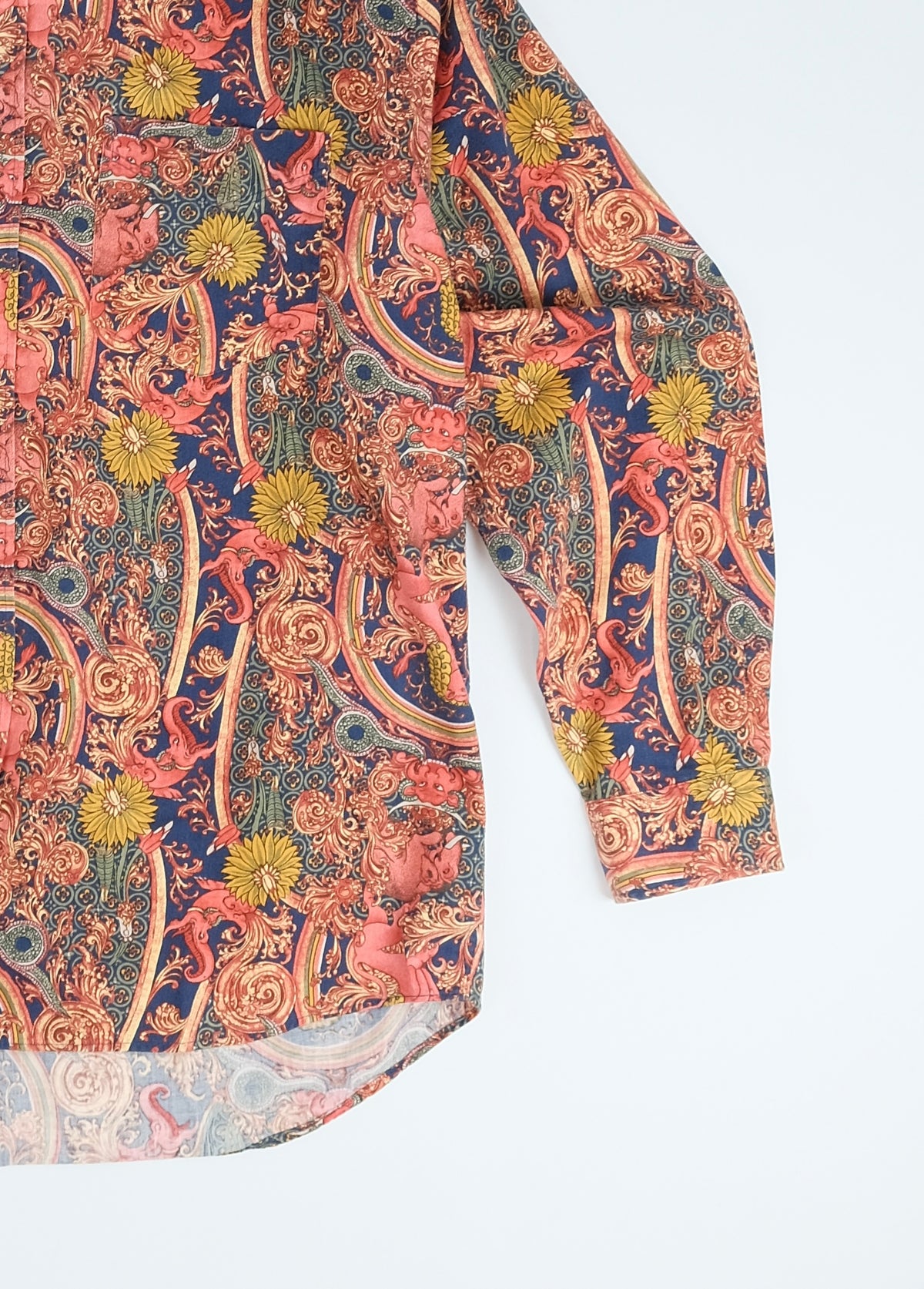 90s Hugo Boss printed shirt L