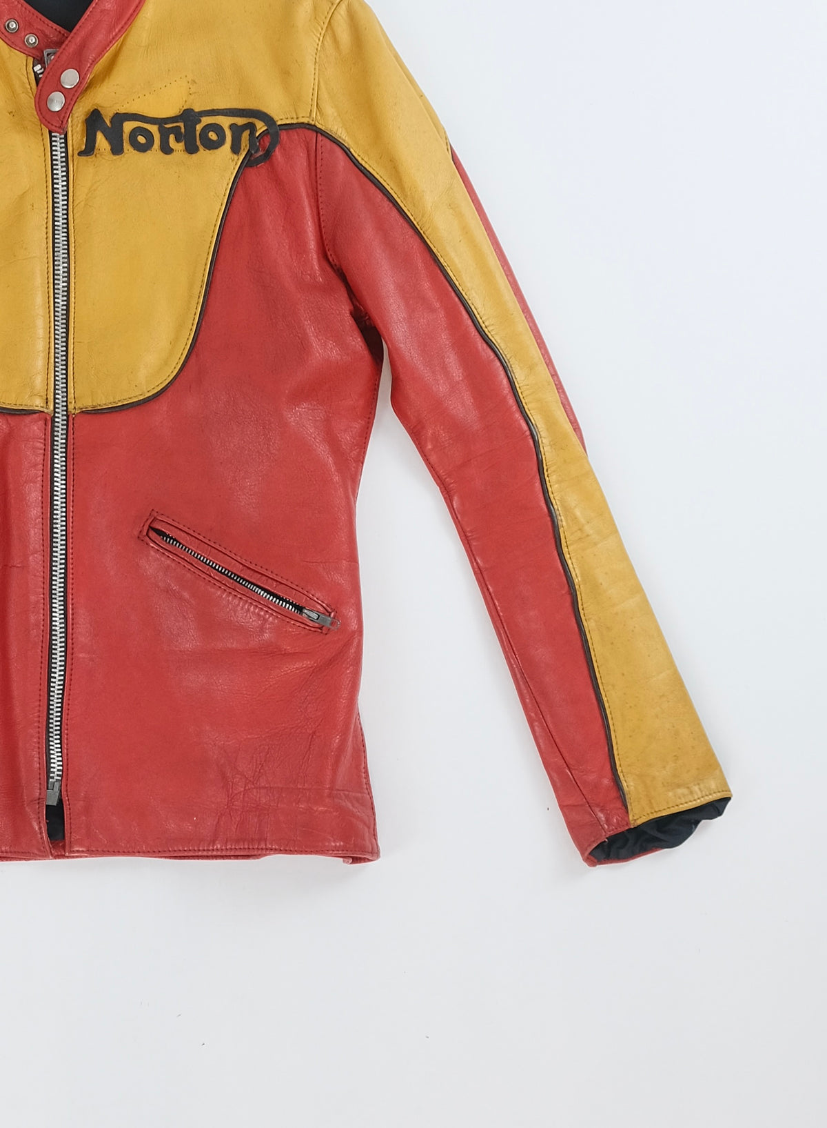 60s Norton vs Honda leather jacket