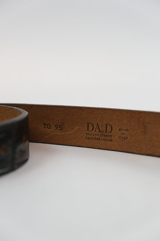 Western leather belt