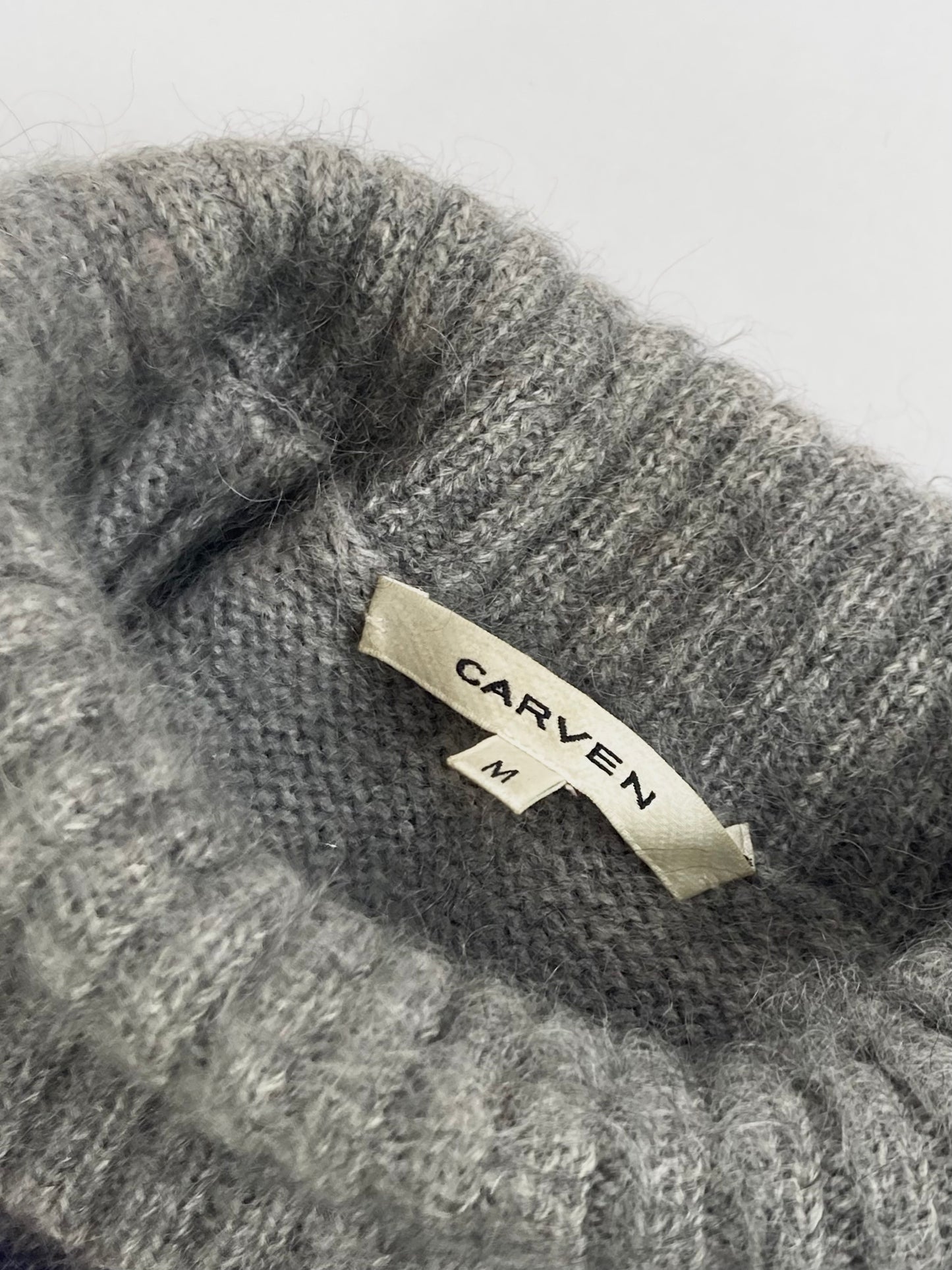 Wool mohair rollneck sweater M