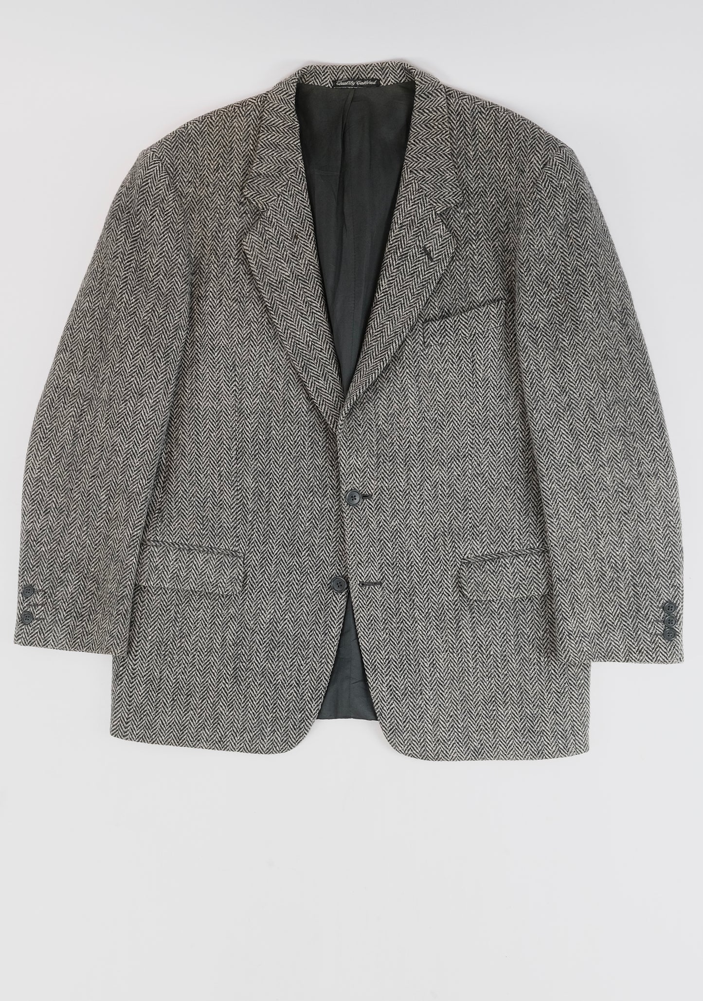 80s Harris Tweed grey HBT Jacket
