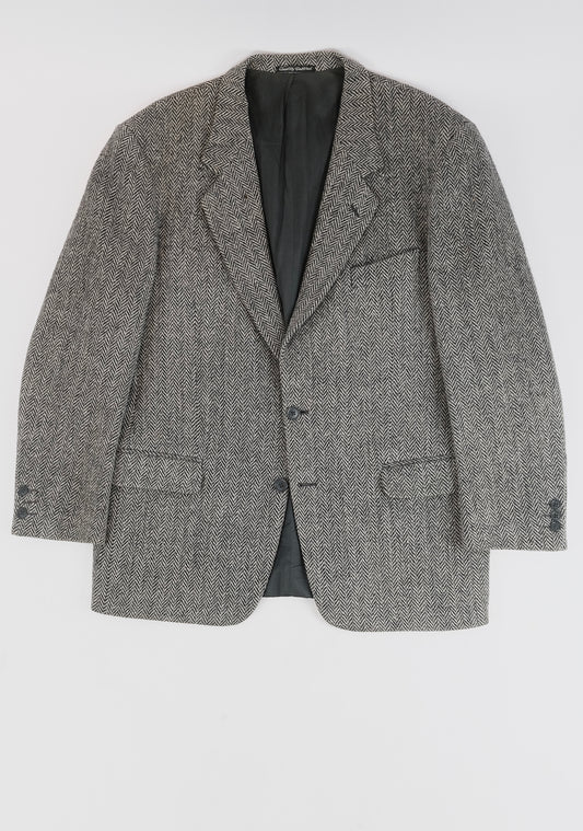 80s Harris Tweed grey HBT Jacket