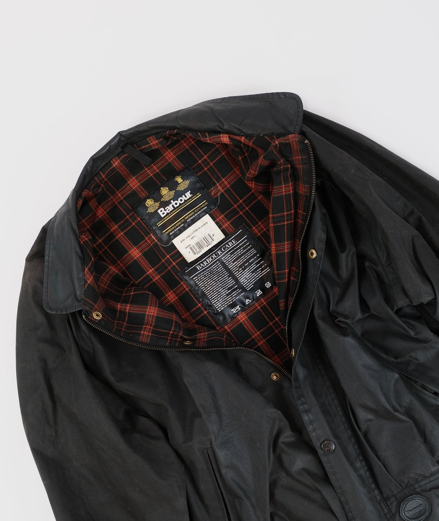 90s Barbour waxed cotton blouson L