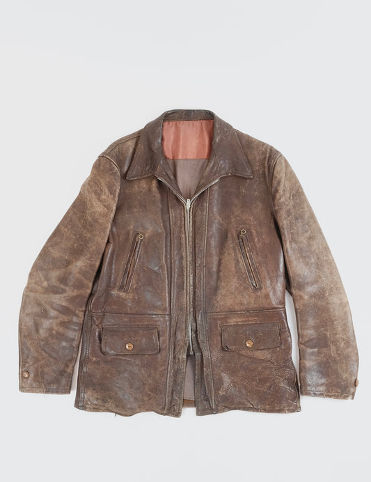40s Leather jacket M