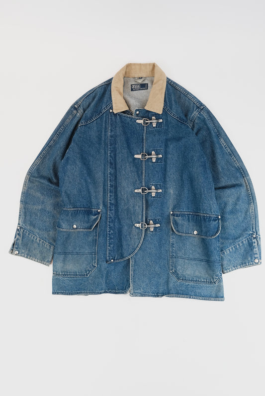 90s Ralph Lauren denim hooks jacket L