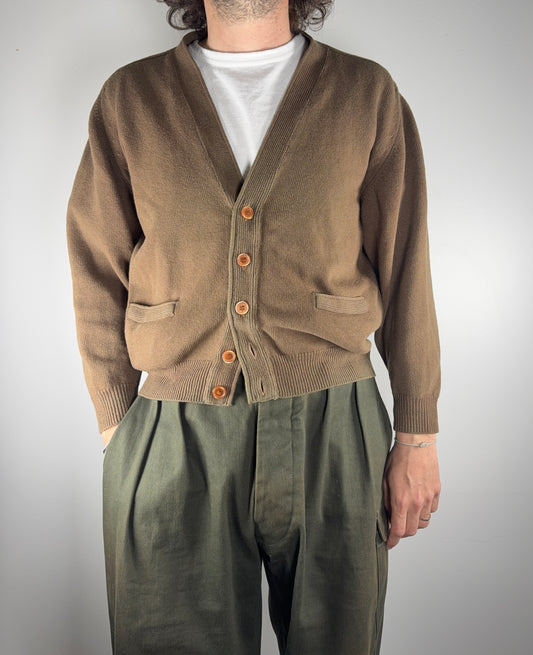 Brown cardigan S