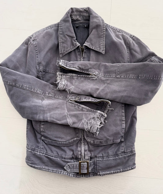 Distressed Work Jacket M