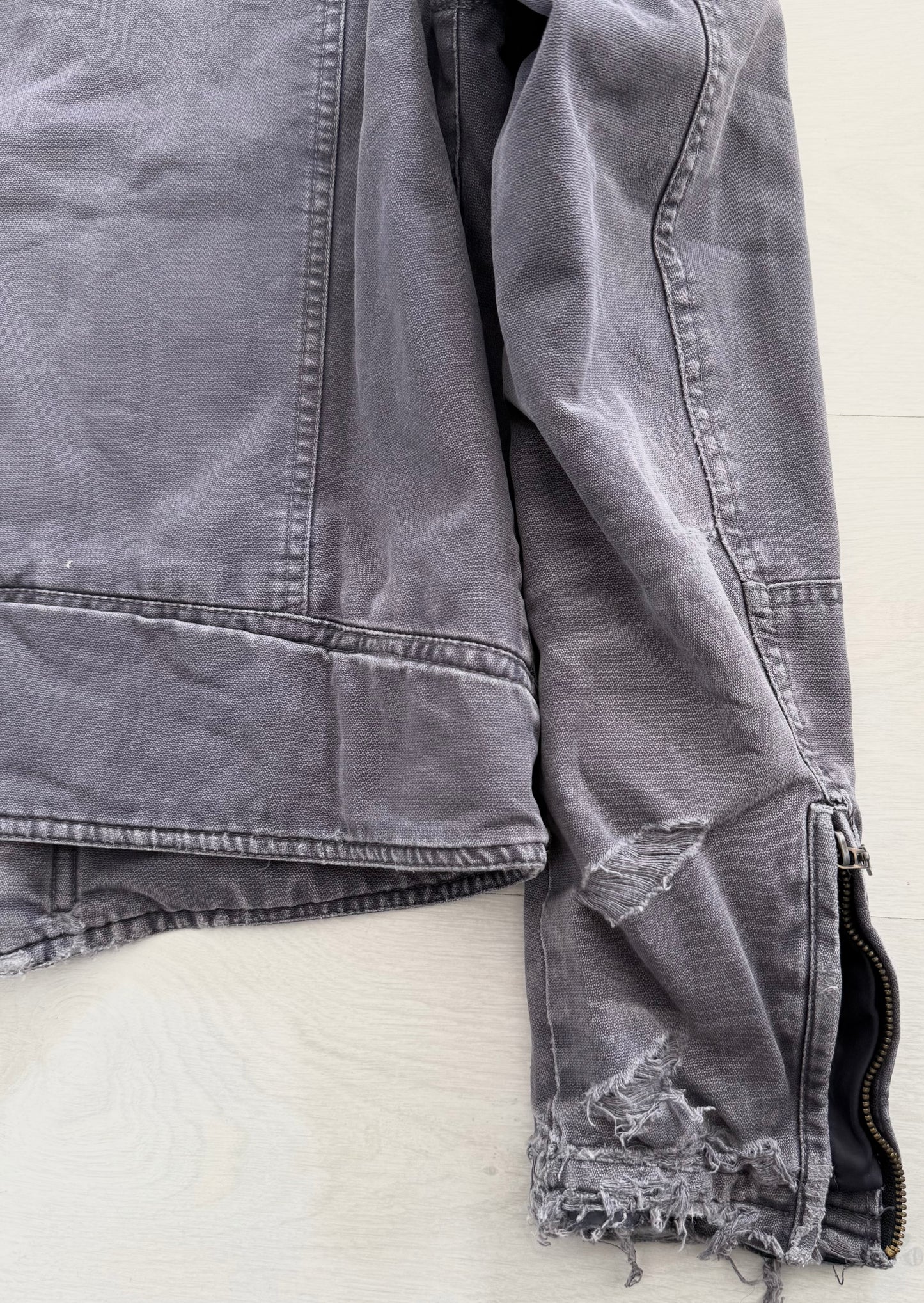 Giacca da lavoro effetto invecchiato taglia M