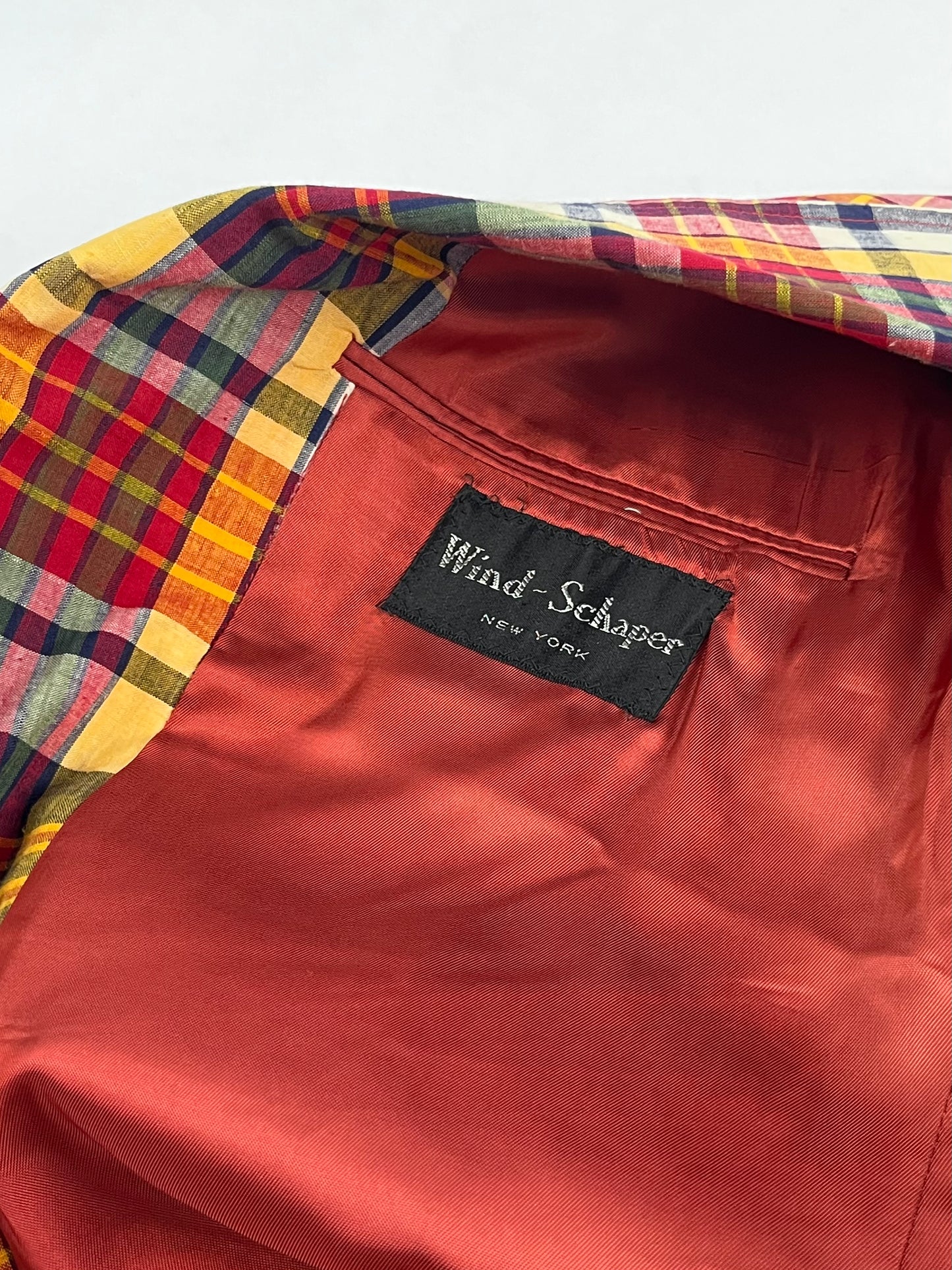 Giacca scozzese Wind-Schaper anni '70 M