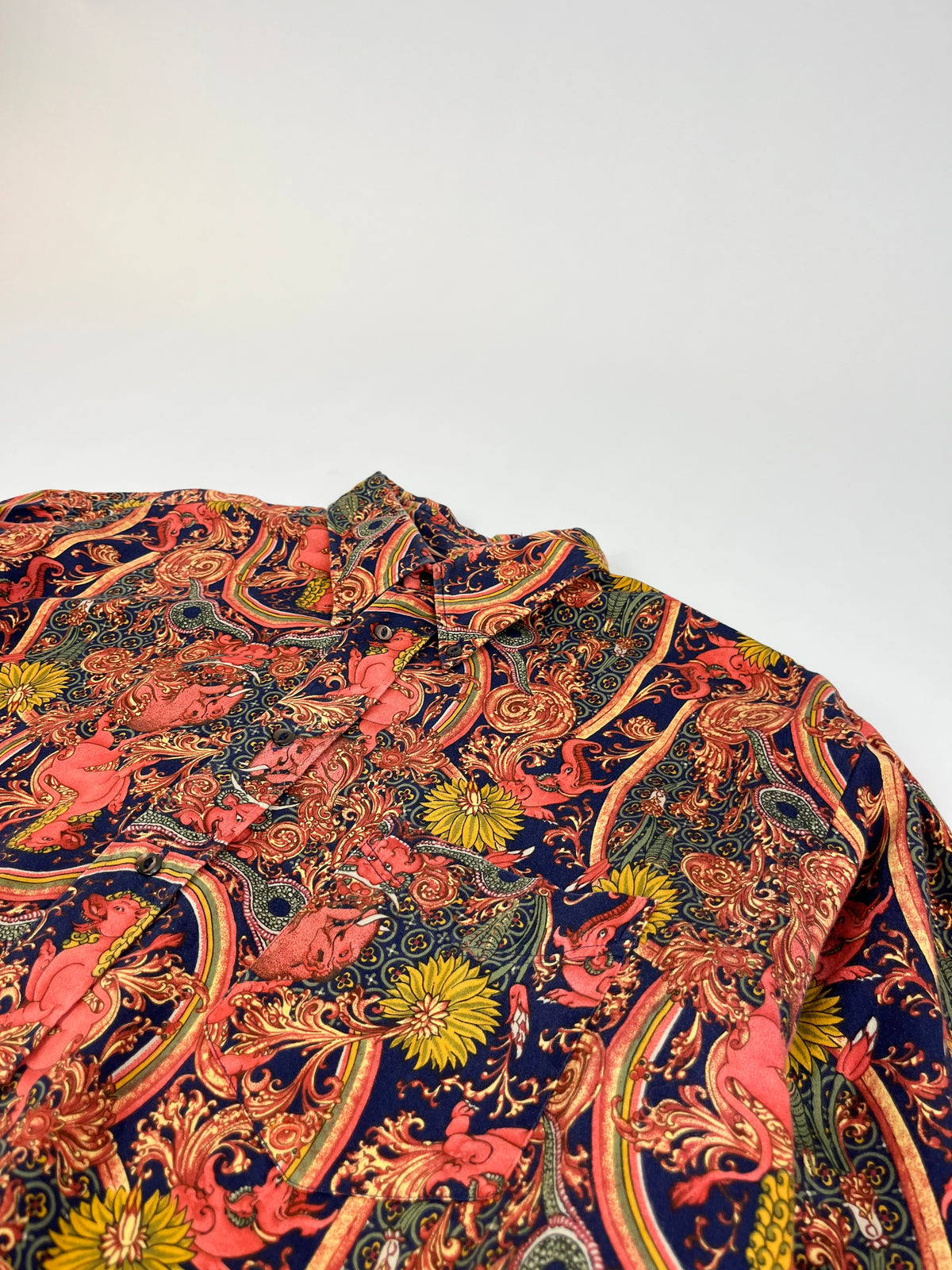 90s Hugo Boss printed shirt L