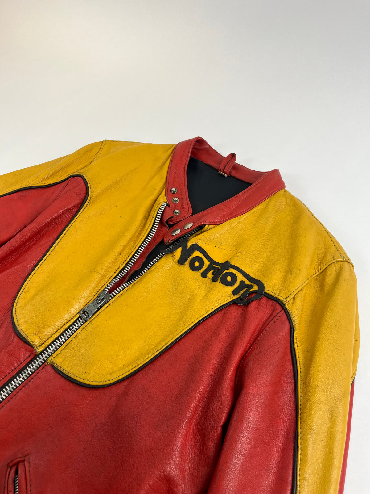 60s Norton vs Honda leather jacket