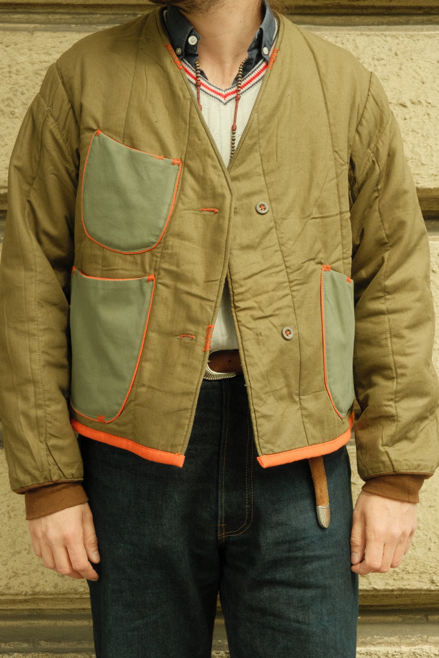 CAPSULE CL9.2 - 60s Reversible Army liner ''Czechoslovakian'' 