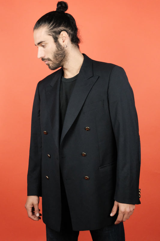 Burberry Double Breast Suit Jacket - vintage clothing clochard92.com