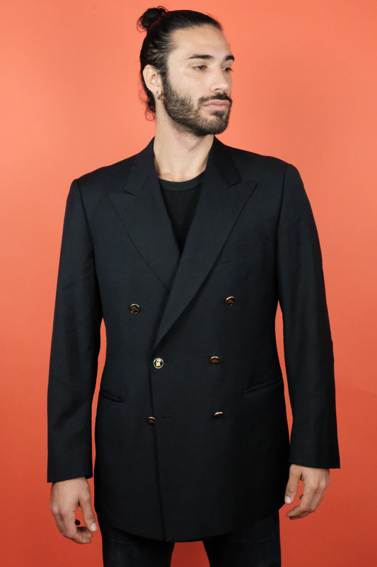 Burberry Double Breast Suit Jacket - vintage clothing clochard92.com