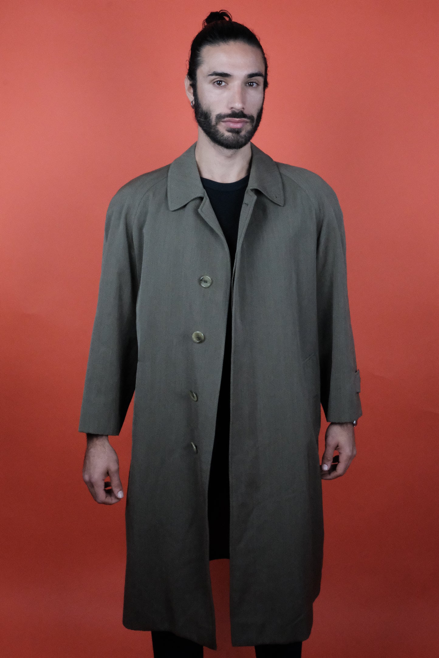 Burberrys' Made in England Brown Coat '50R' - vintage clothing clochard92.com