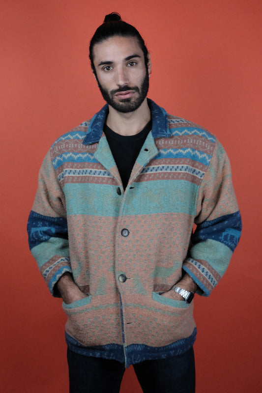 Umberto Tozzi Navajo Jacket Made in Italy - vintage clothing clochard92.com