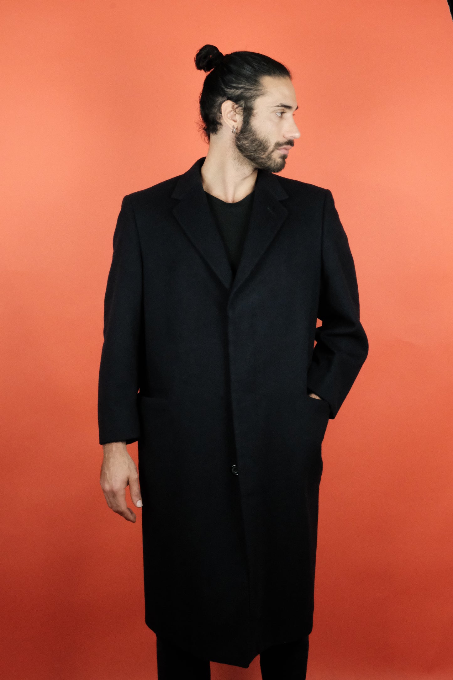Aquascutum Wool & Cashmere Blend Coat 'M/42R' - vintage clothing clochard92.com