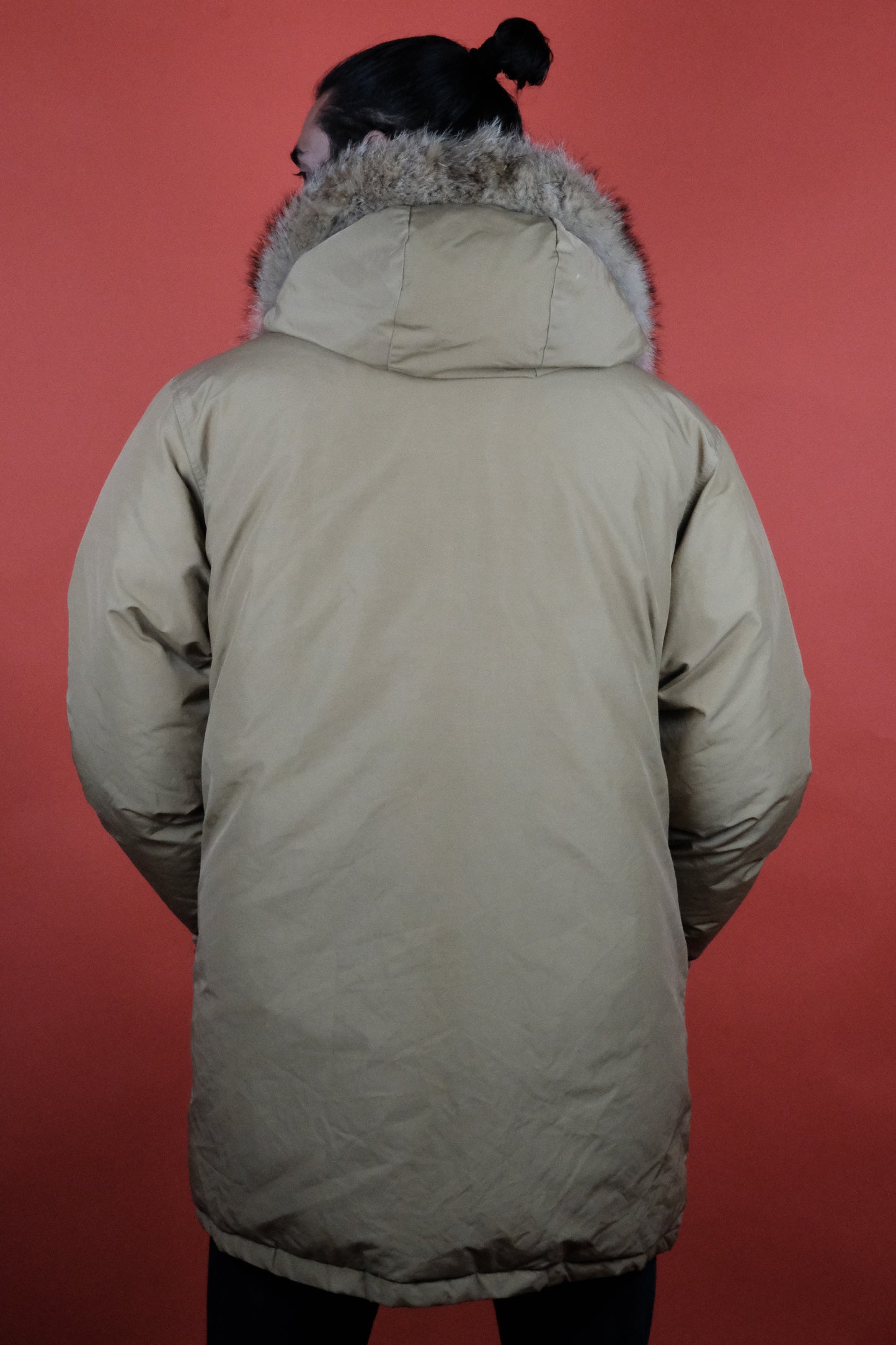 Woolrich Arctic Parka Beige 'XL' - vintage clothing clochard92.com