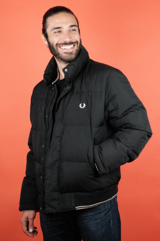 Fred Perry Nylon Puffer Jacket 'M' - vintage clothing clochard92.com