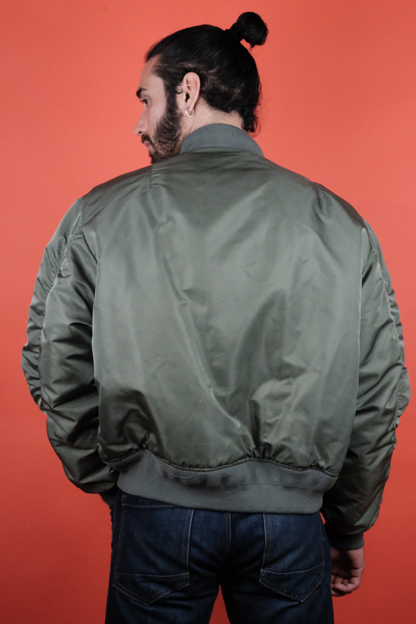 Tomcat 'Fighting Falcon' MA-1 Flying Jacket 'XL' - vintage clothing clochard92.com