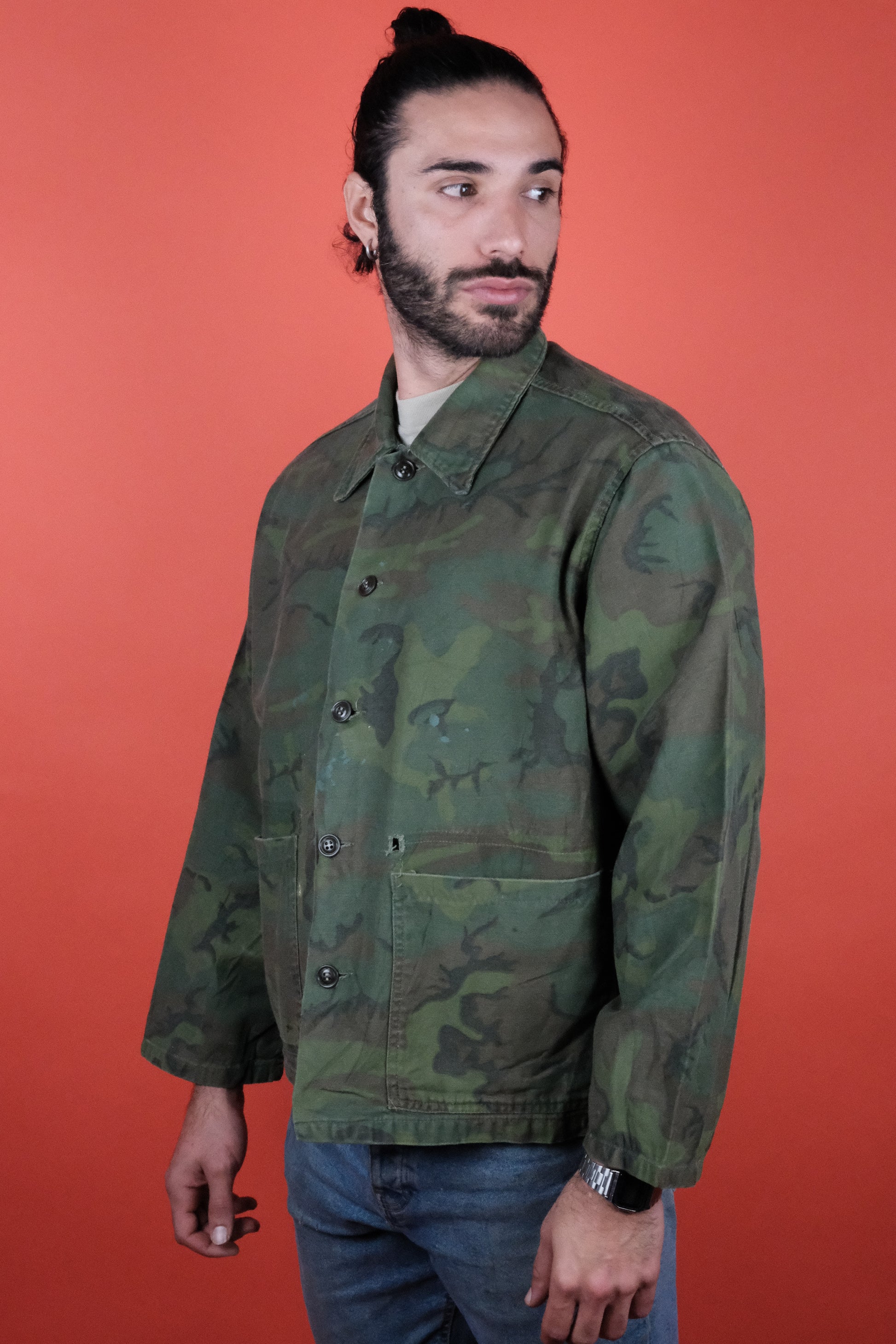 Hunting Jacket Camouflage 'L' - vintage clothing clochard92.com