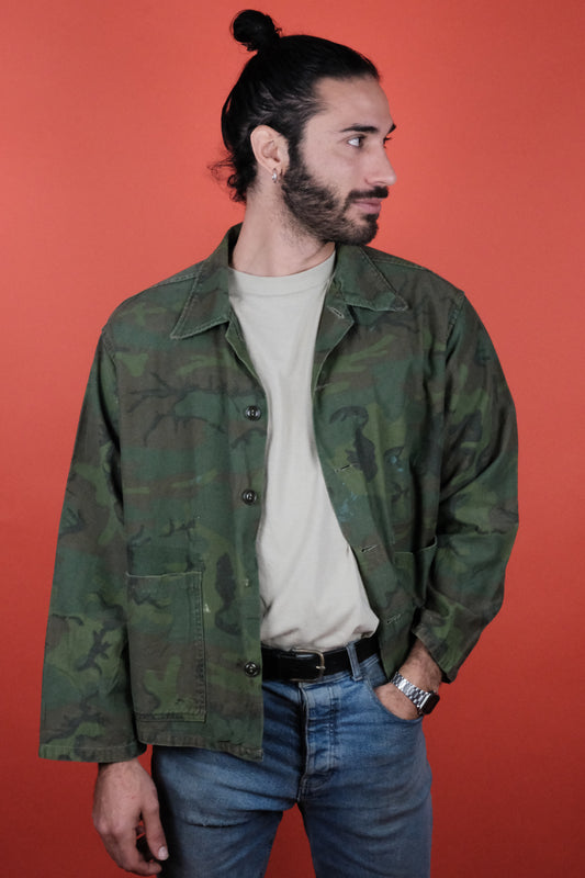 Hunting Jacket Camouflage 'L' - vintage clothing clochard92.com