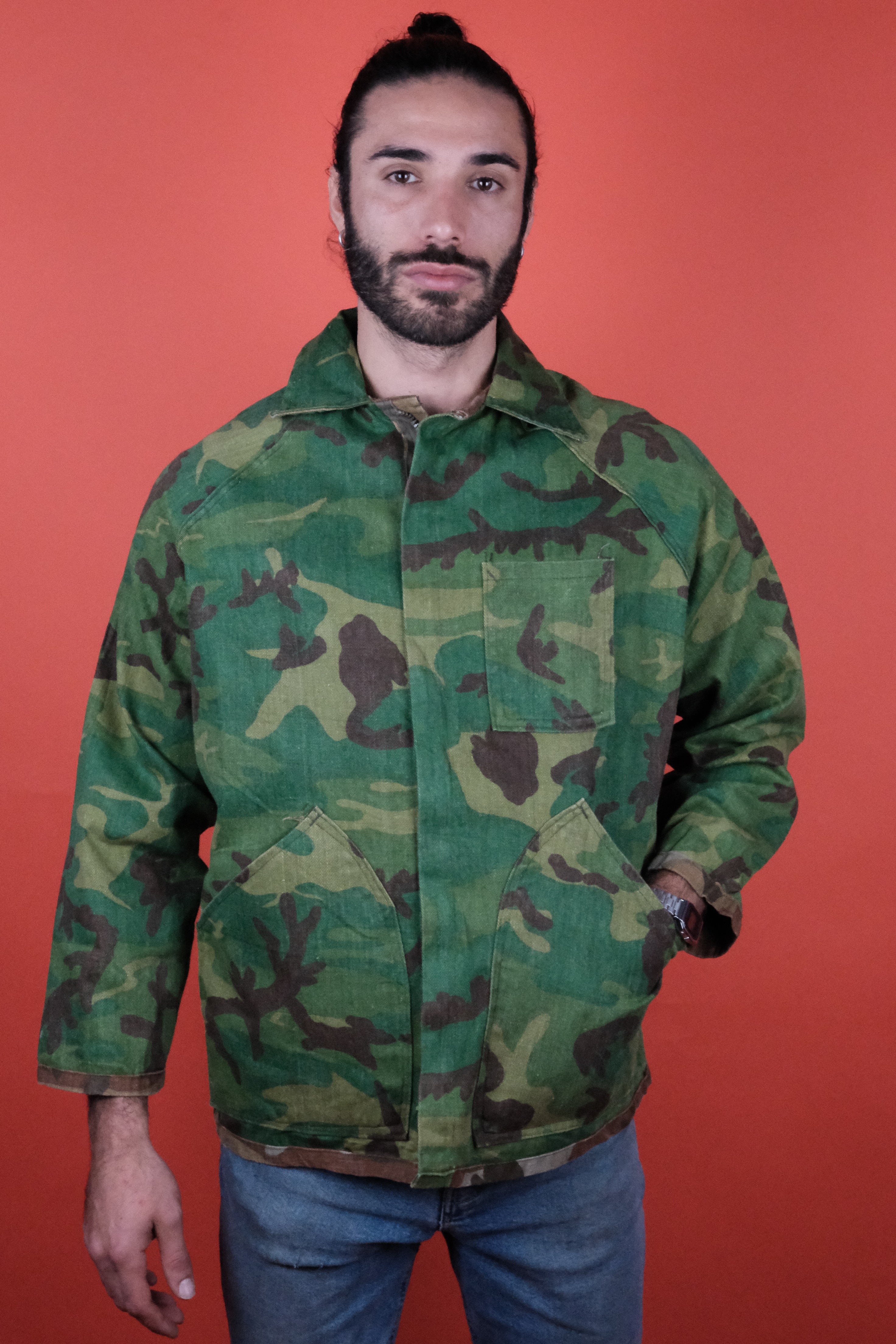 Retro Ranger Jacket Ranger Hunting Jacket Reversible Camo ~ Vintage Store Clochard92.com