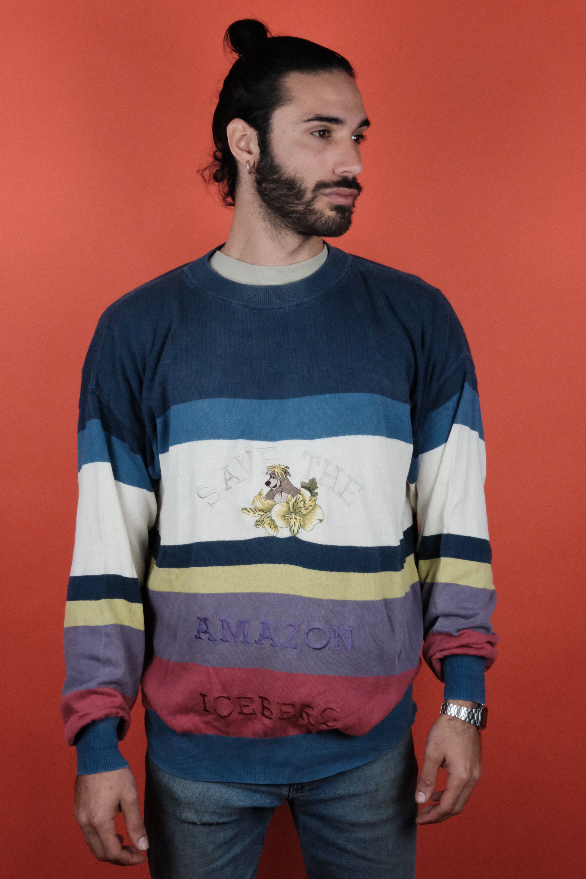 Iceberg Cotton Sweatshirt - vintage clothing clochard92.com