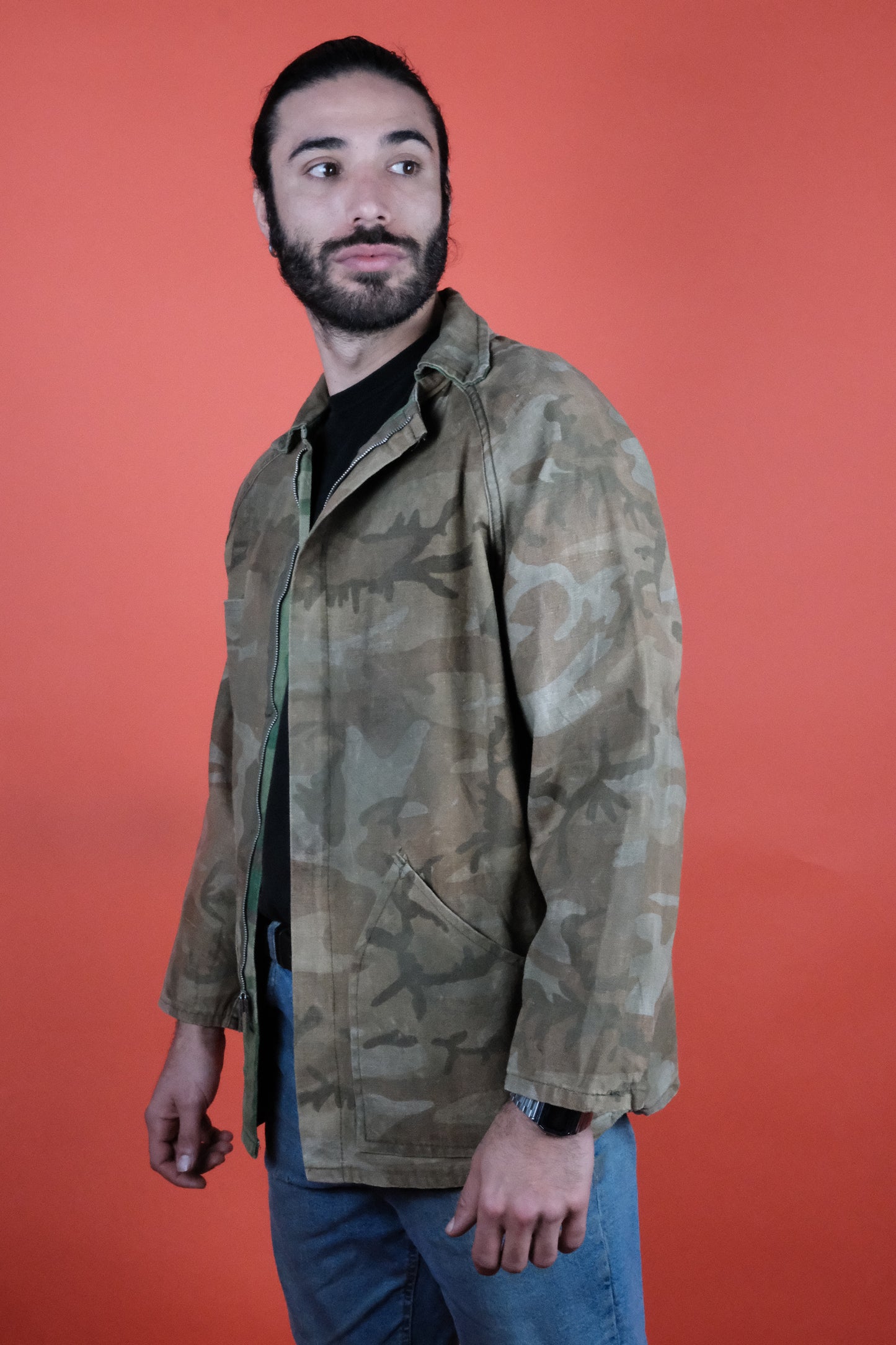 Ranger Hunting Jacket Reversible Camo Ideal Zip - vintage clothing clochard92.com