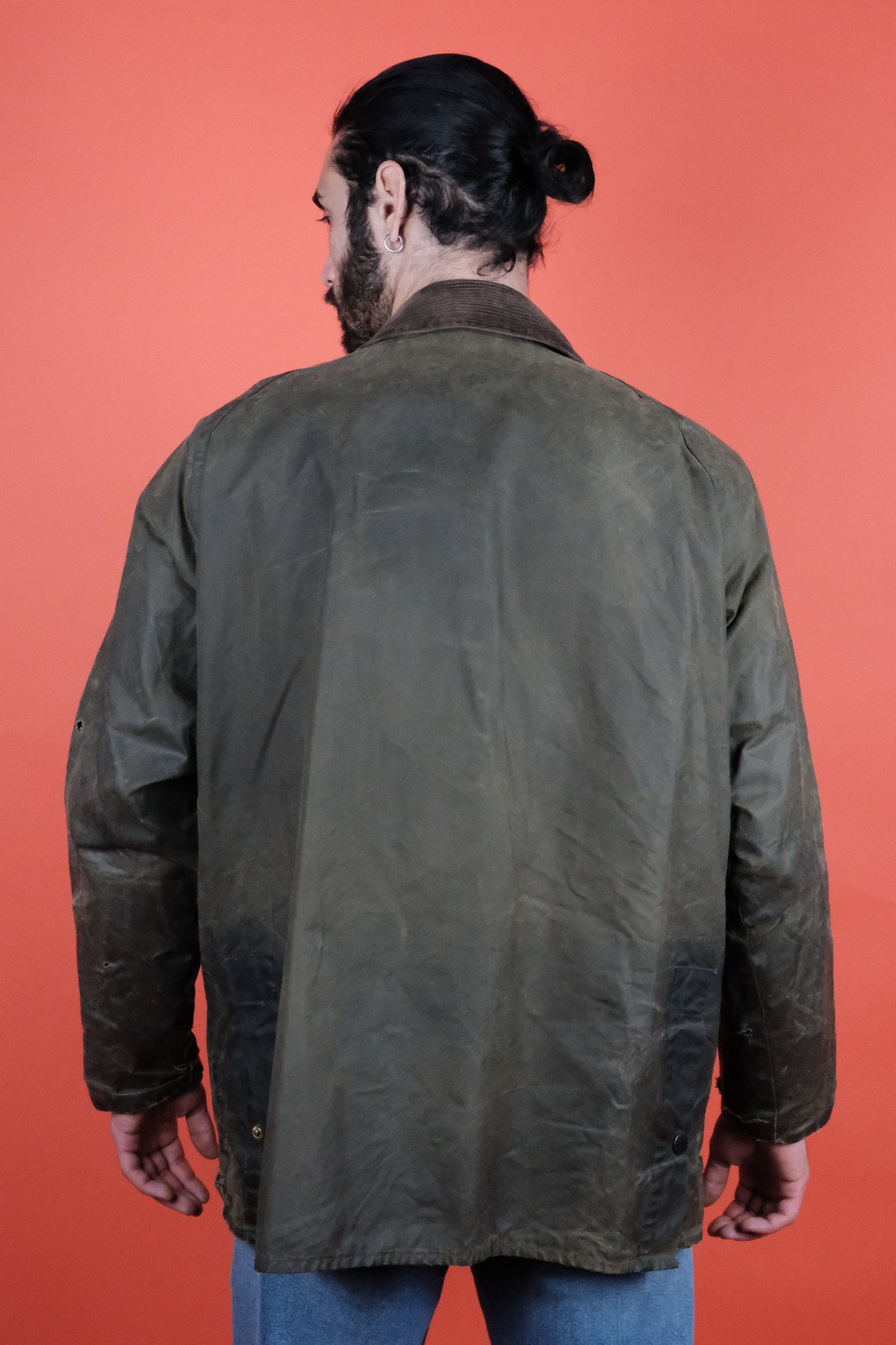 Barbour Bedale Wax Jacket Made in England 90's - vintage clothing clochard92.com