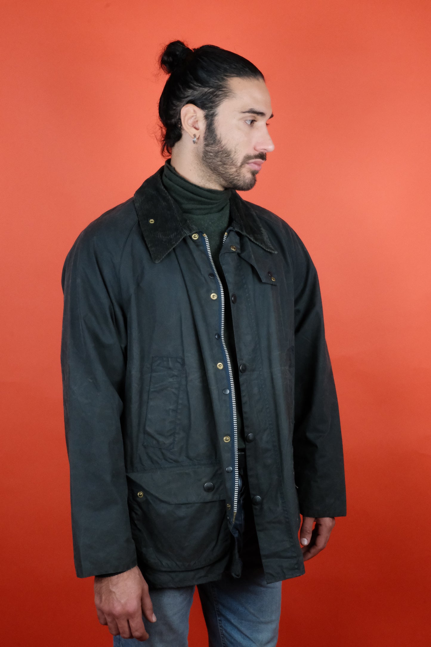 Barbour Bedale 'L' C50/127 Wax Jacket - vintage clothing clochard92.com