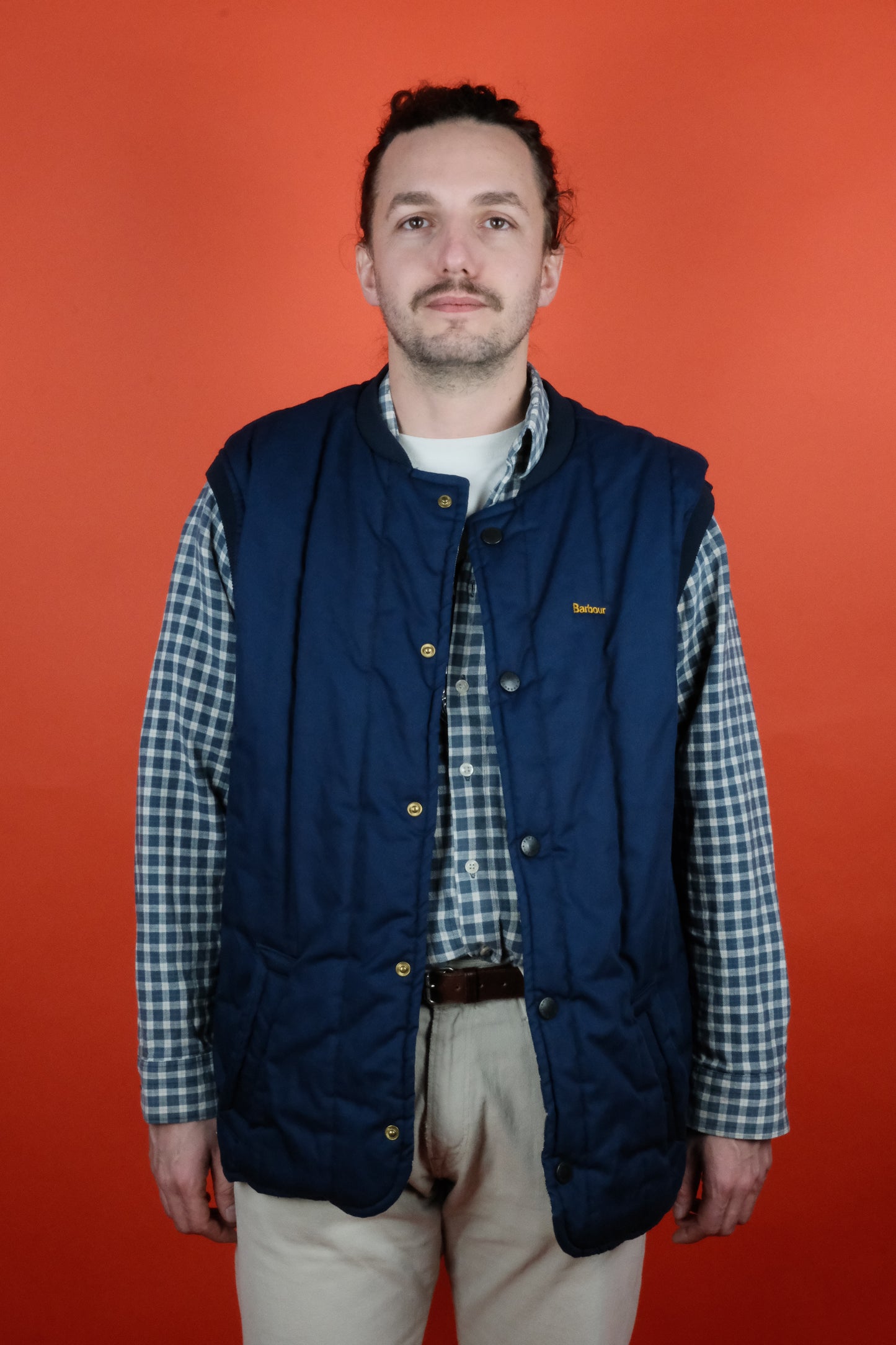 Barbour Vest Blue  - vintage clothing clochard92.com