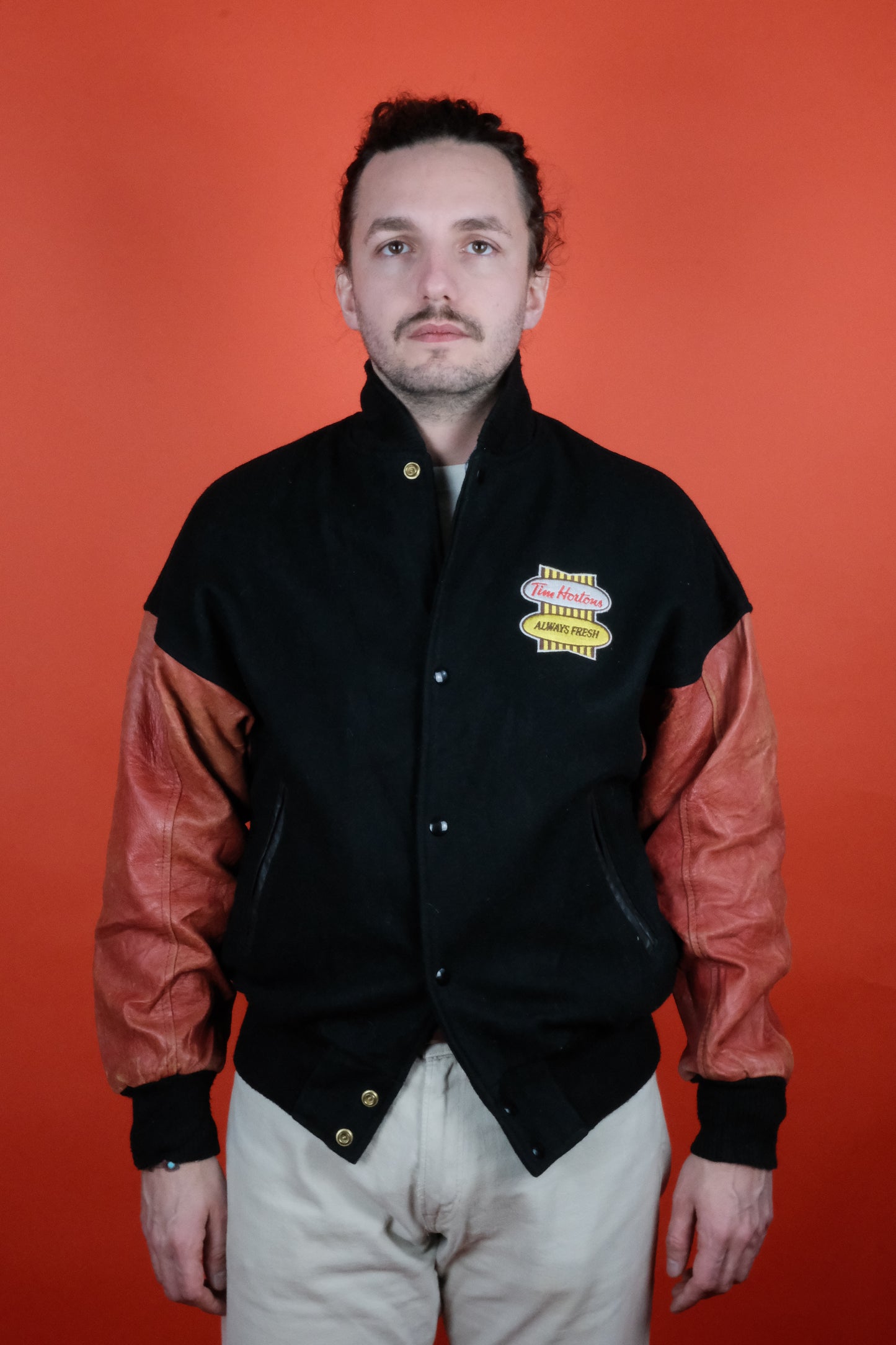 Varsity Jacket Tim Hortons - vintage clothing clochard92.com