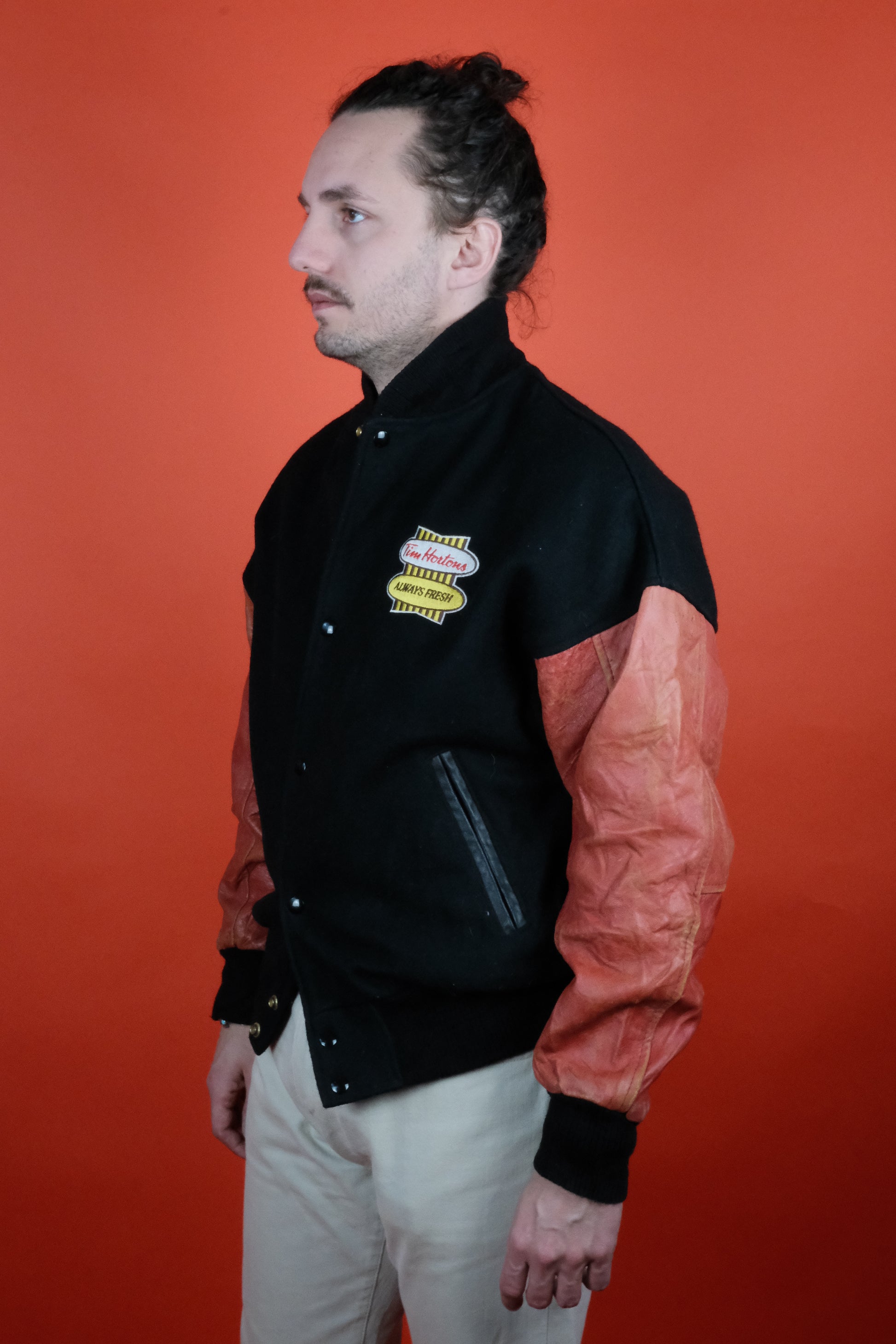 Varsity Jacket Tim Hortons - vintage clothing clochard92.com