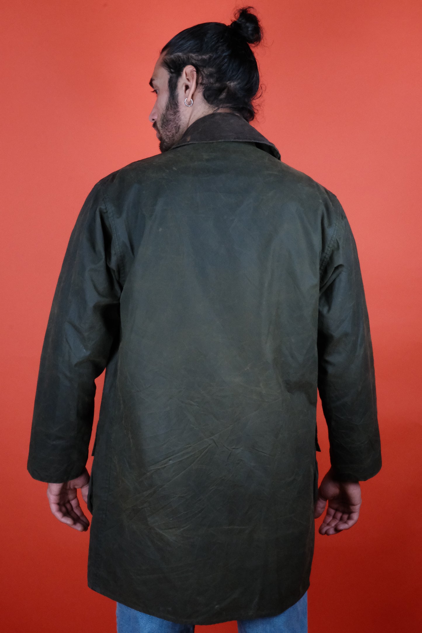 Barbour Border Wax Jacket 'S-M' C38/97cm - vintage clothing clochard92.com