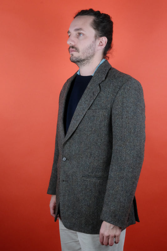 Harris Tweed  Jacket - vintage clothing clochard92.com