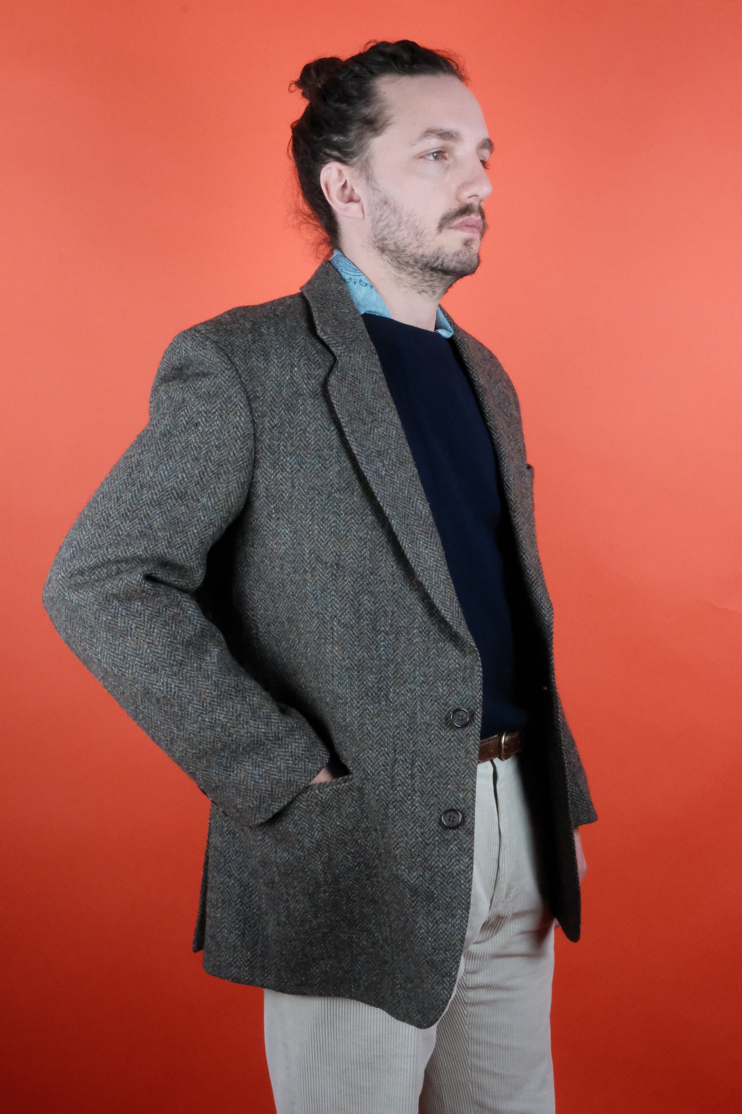 Harris Tweed  Jacket - vintage clothing clochard92.com