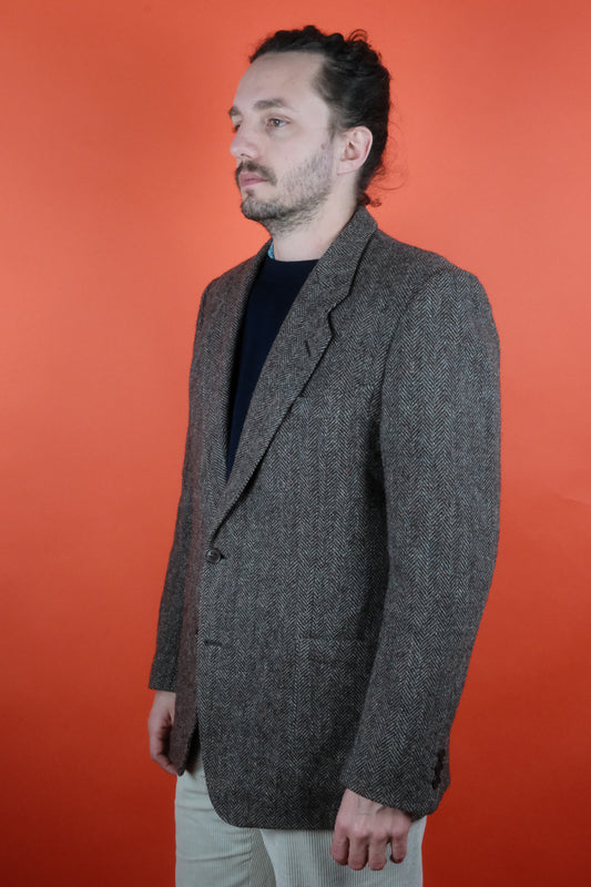 Harris Tweed Jacket - vintage clothing clochard92.com