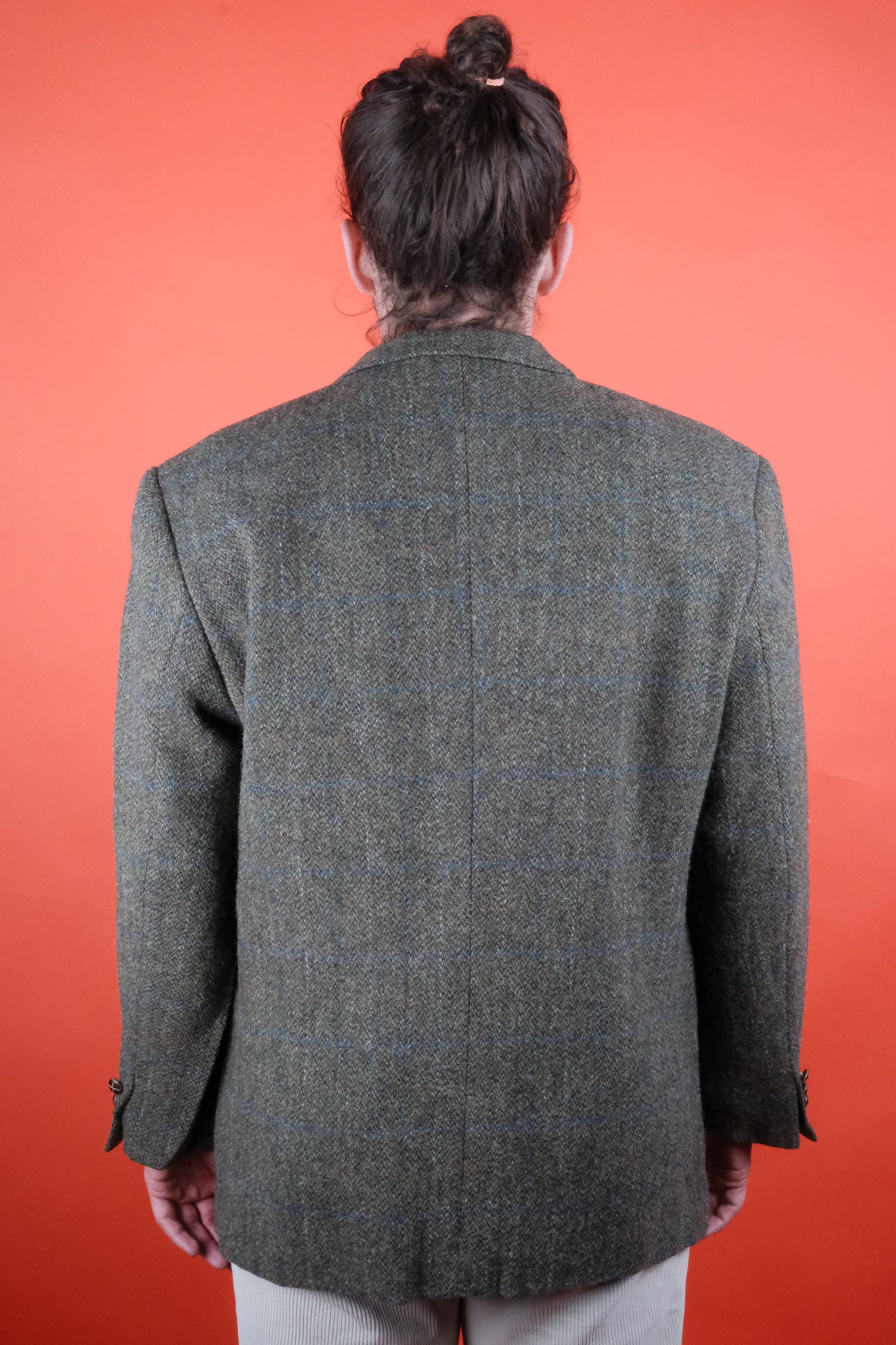 Harris Tweed Wool Suit Jacket 'L'
