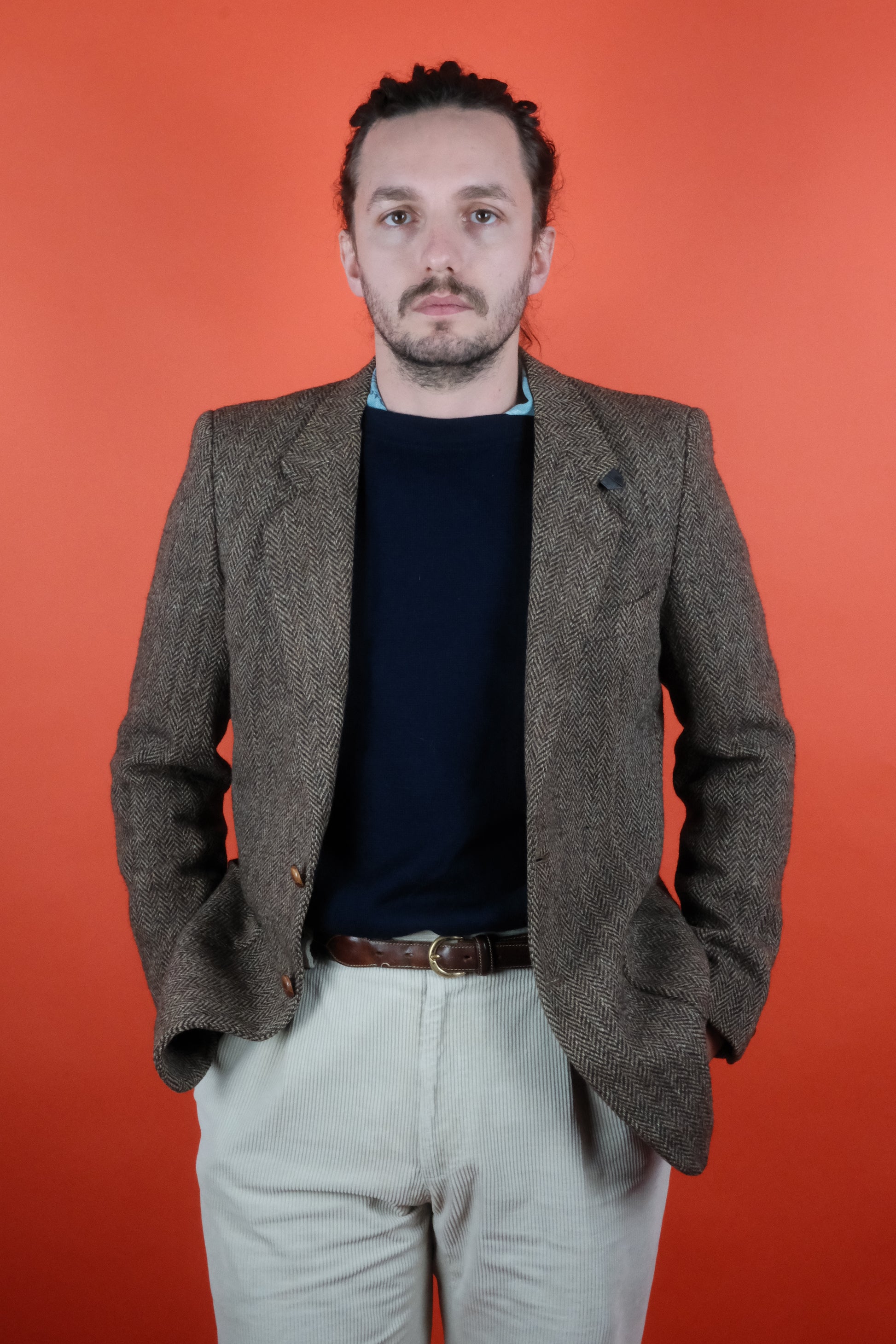 Harris Tweed Wool Suit Jacket '50' - vintage clothing clochard92.com
