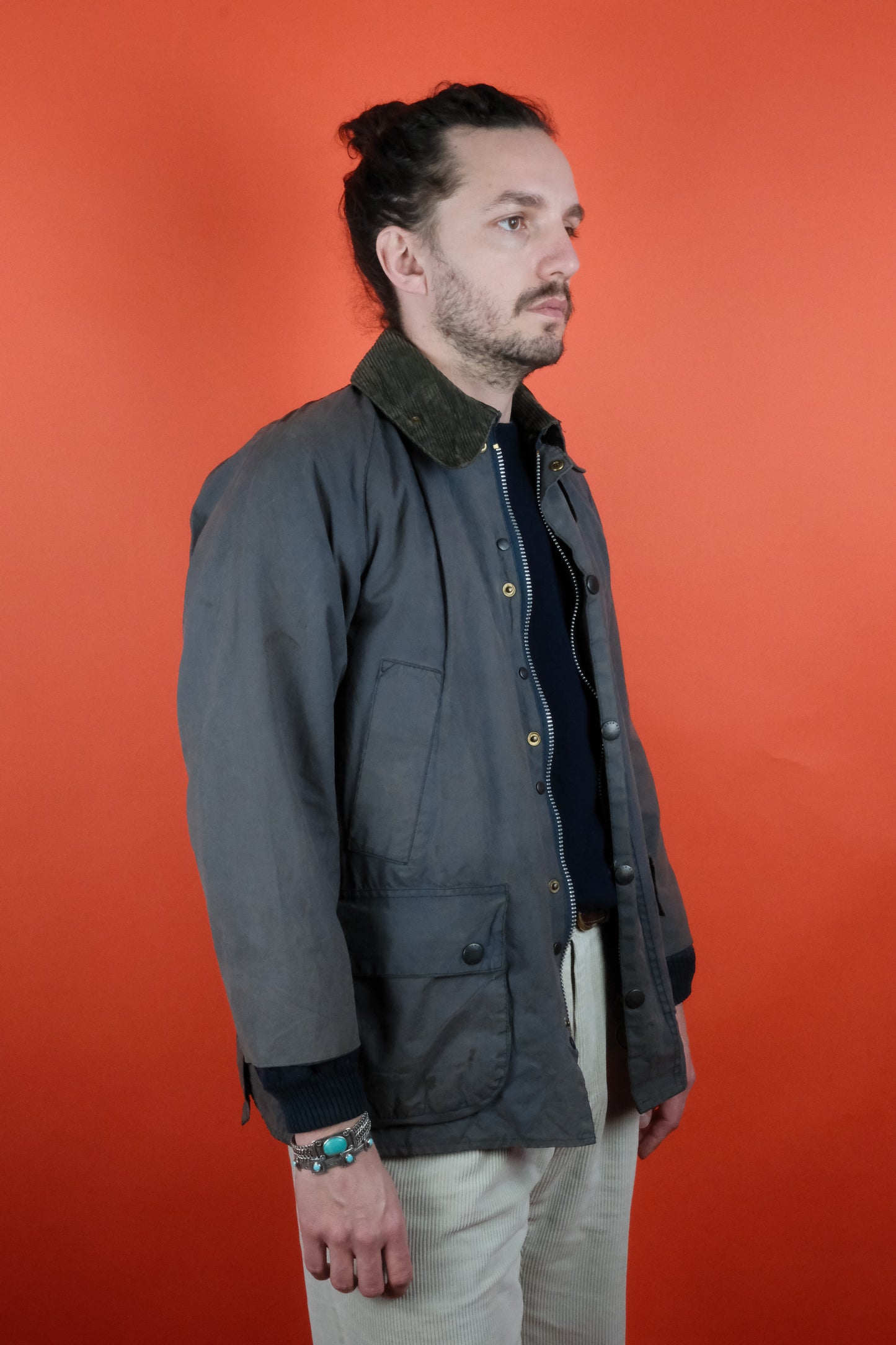 Barbour Bedale C38/97CM Faded No Wax Jacket - vintage clothing clochard92.com