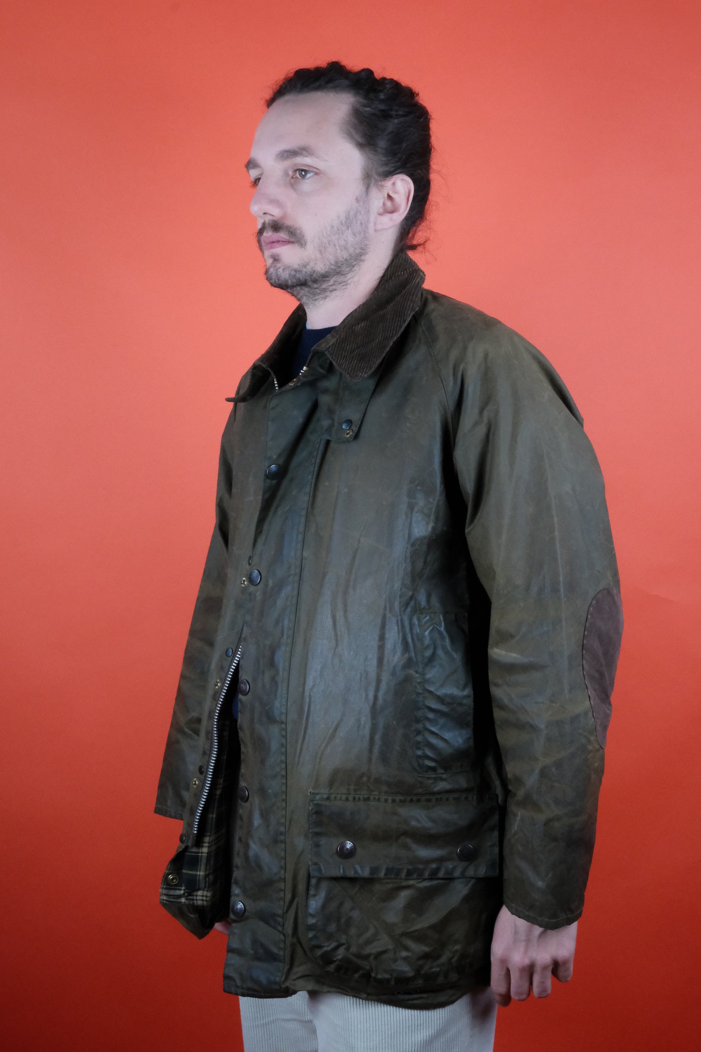 Barbour Beaufort C44/112CM Wax Jacket - vintage clothing clochard92.com